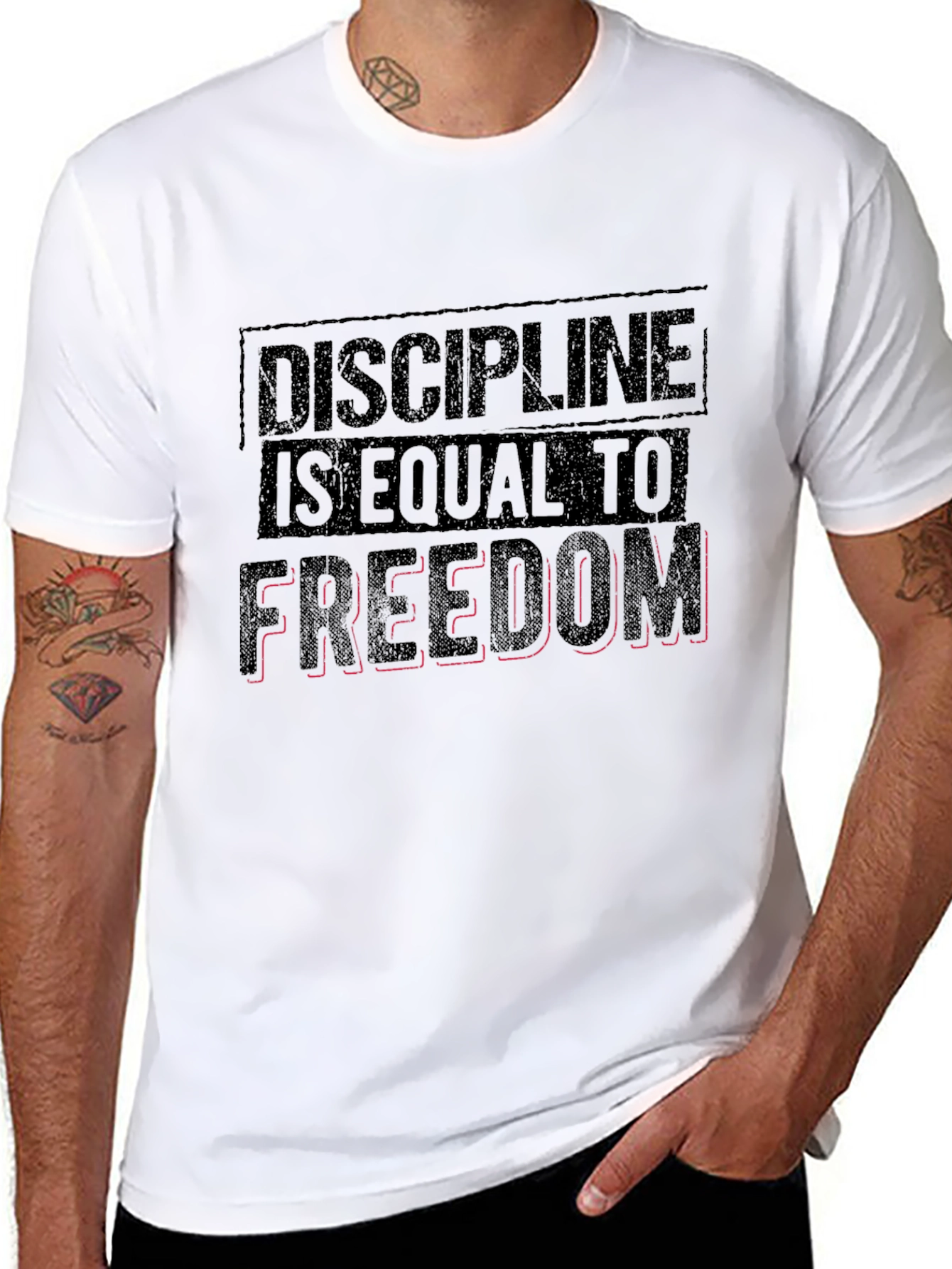 Discipline Equals Freedom Graphic Tee
