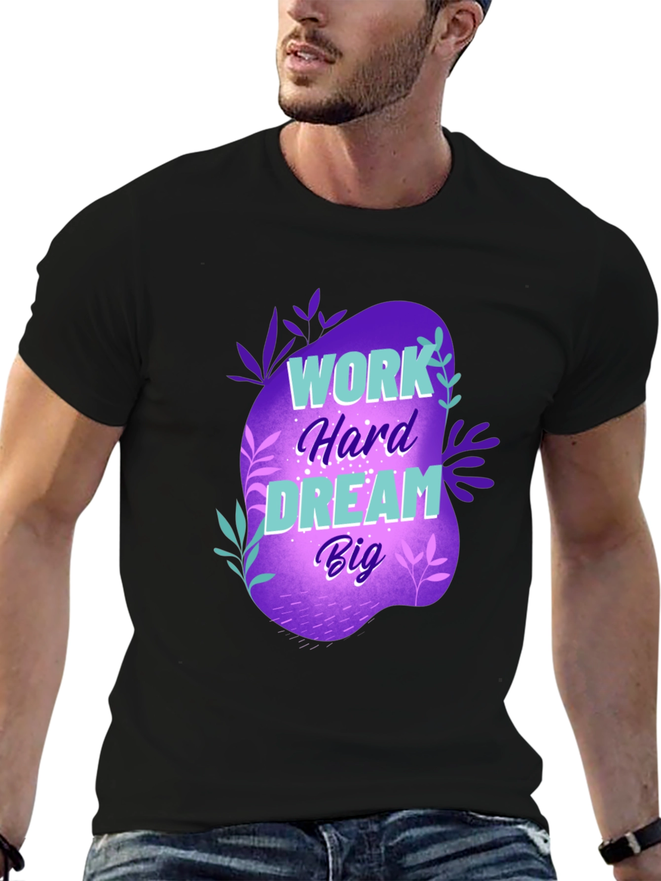 Work Hard Dream Big Graphic T-Shirt
