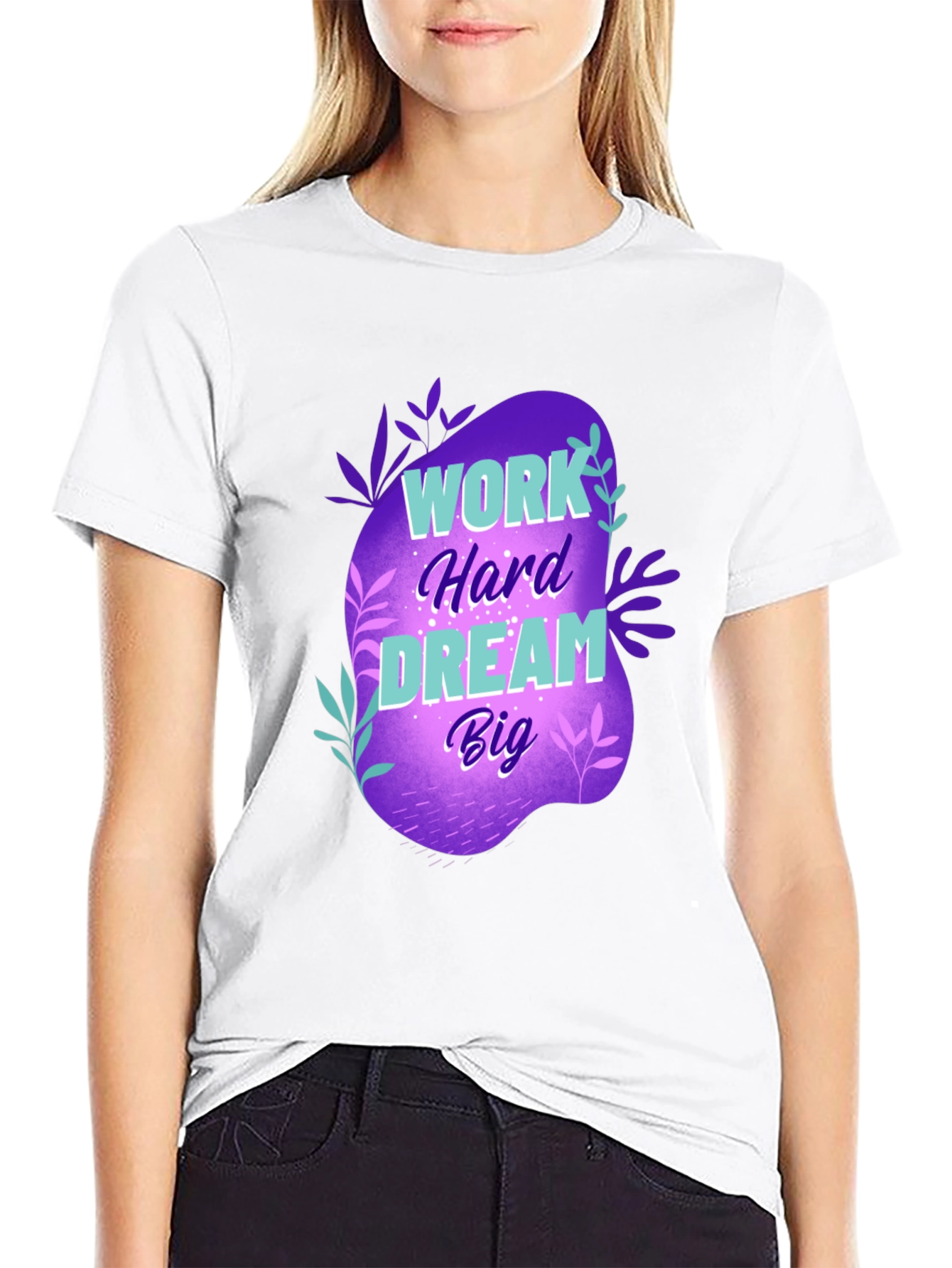 Work Hard Dream Big Graphic T-Shirt