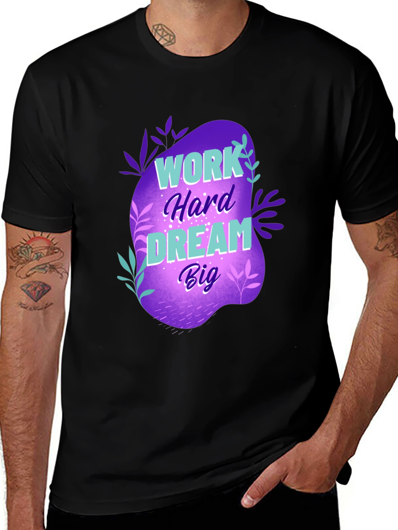 Work Hard Dream Big Graphic T-Shirt