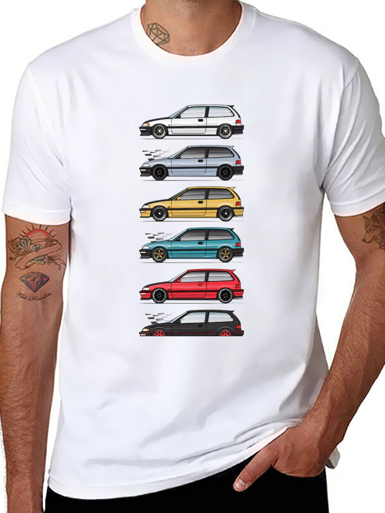 Civic EF Generations T-Shirt - Car Enthusiast Tee