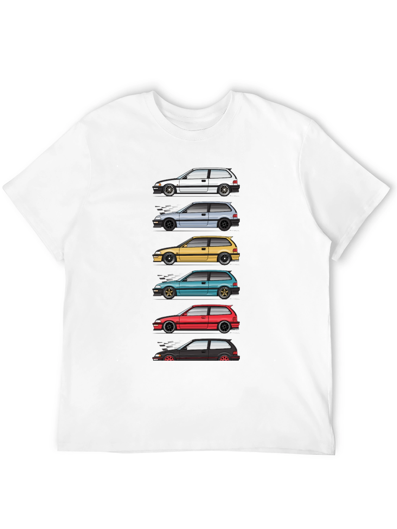Civic EF Generations T-Shirt - Car Enthusiast Tee