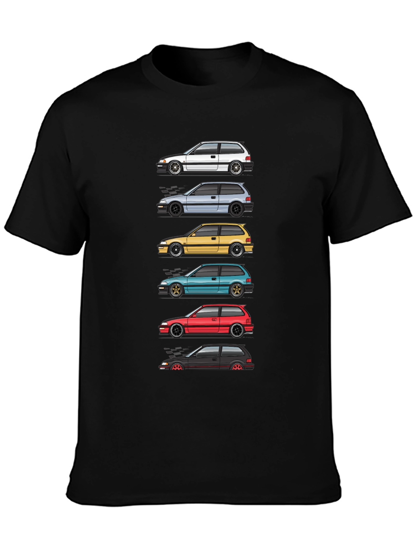 Civic EF Generations T-Shirt - Car Enthusiast Tee