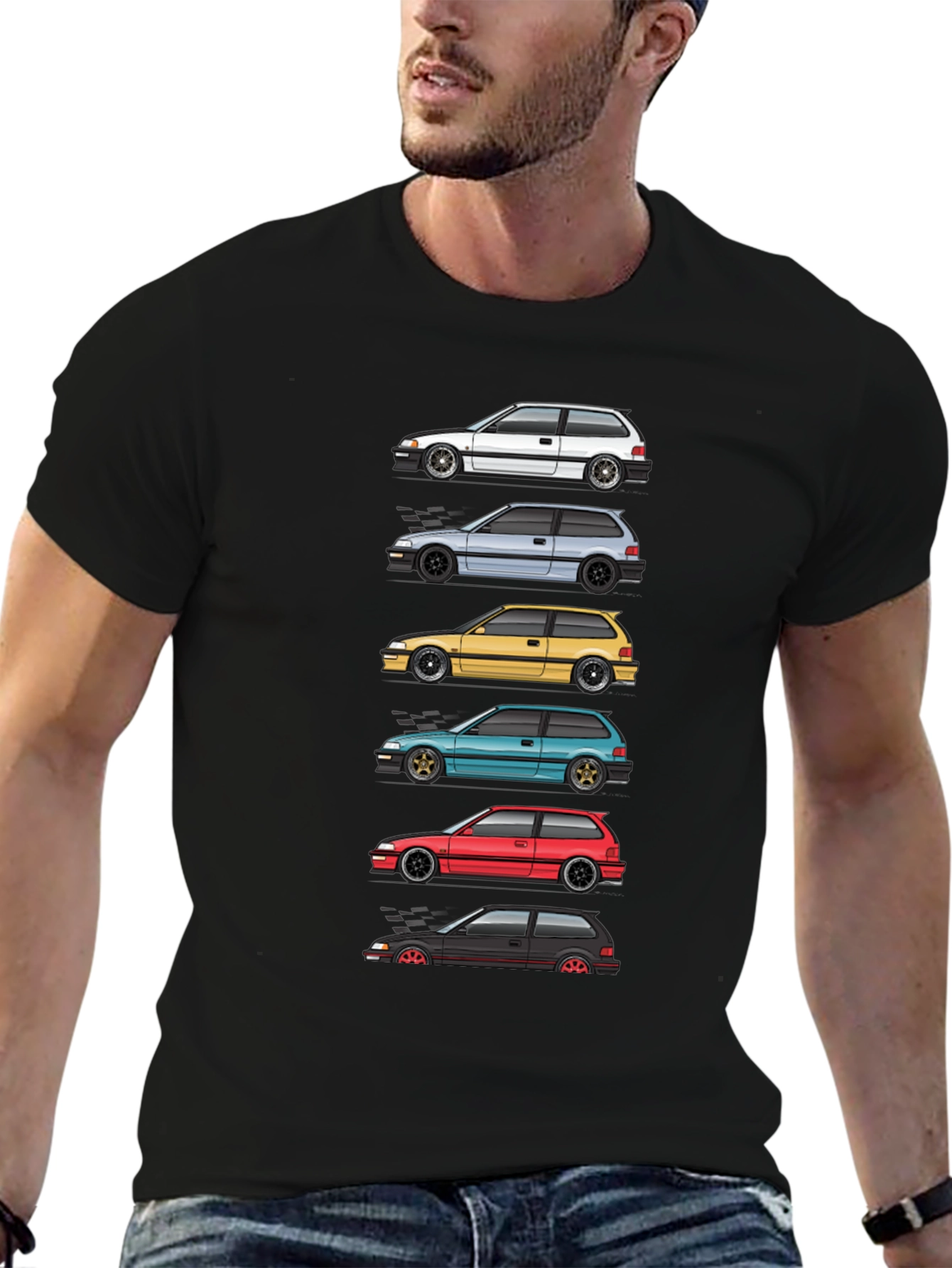 Civic EF Generations T-Shirt - Car Enthusiast Tee