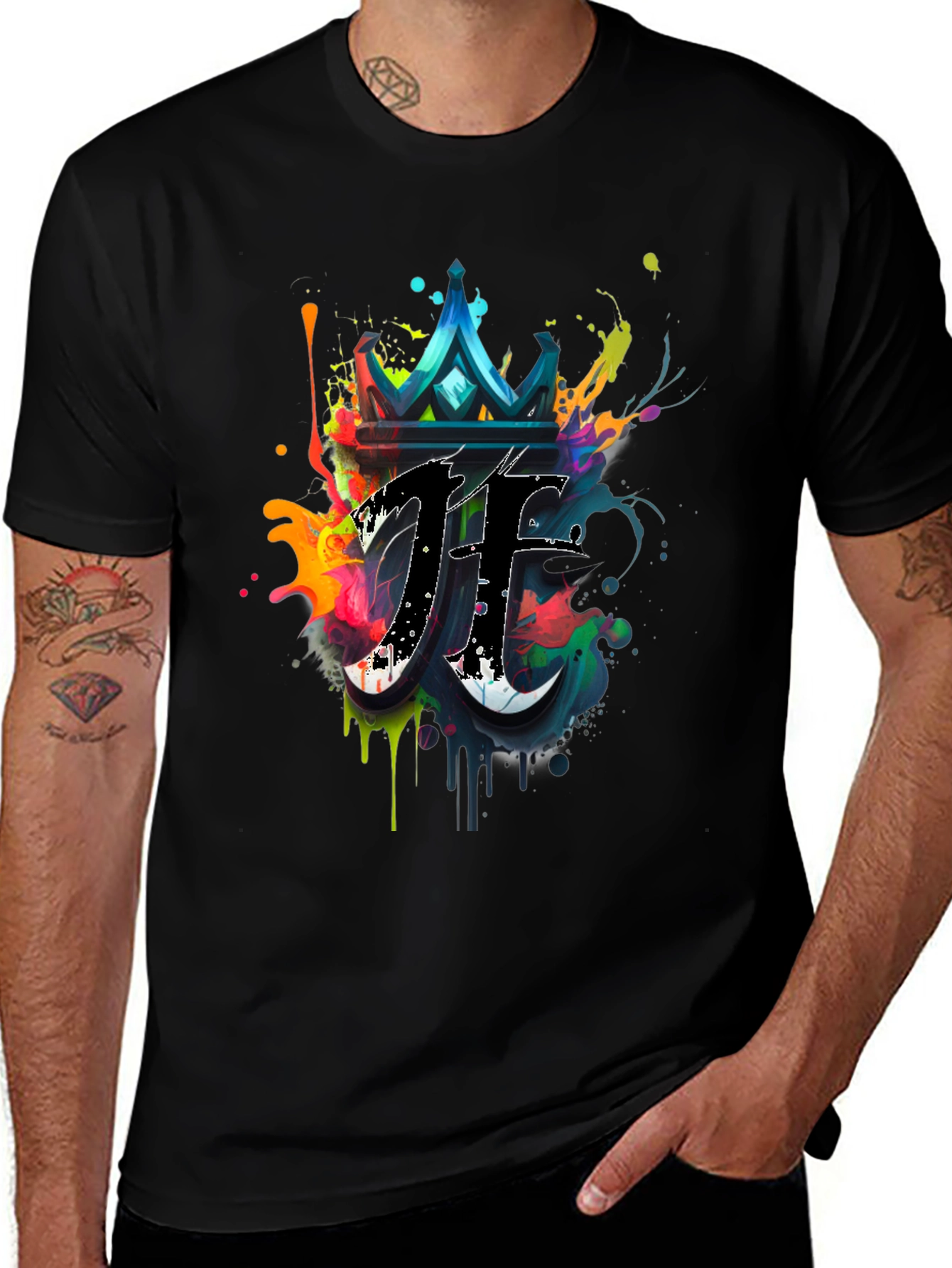 Graffiti Crown Tee - Urban Style