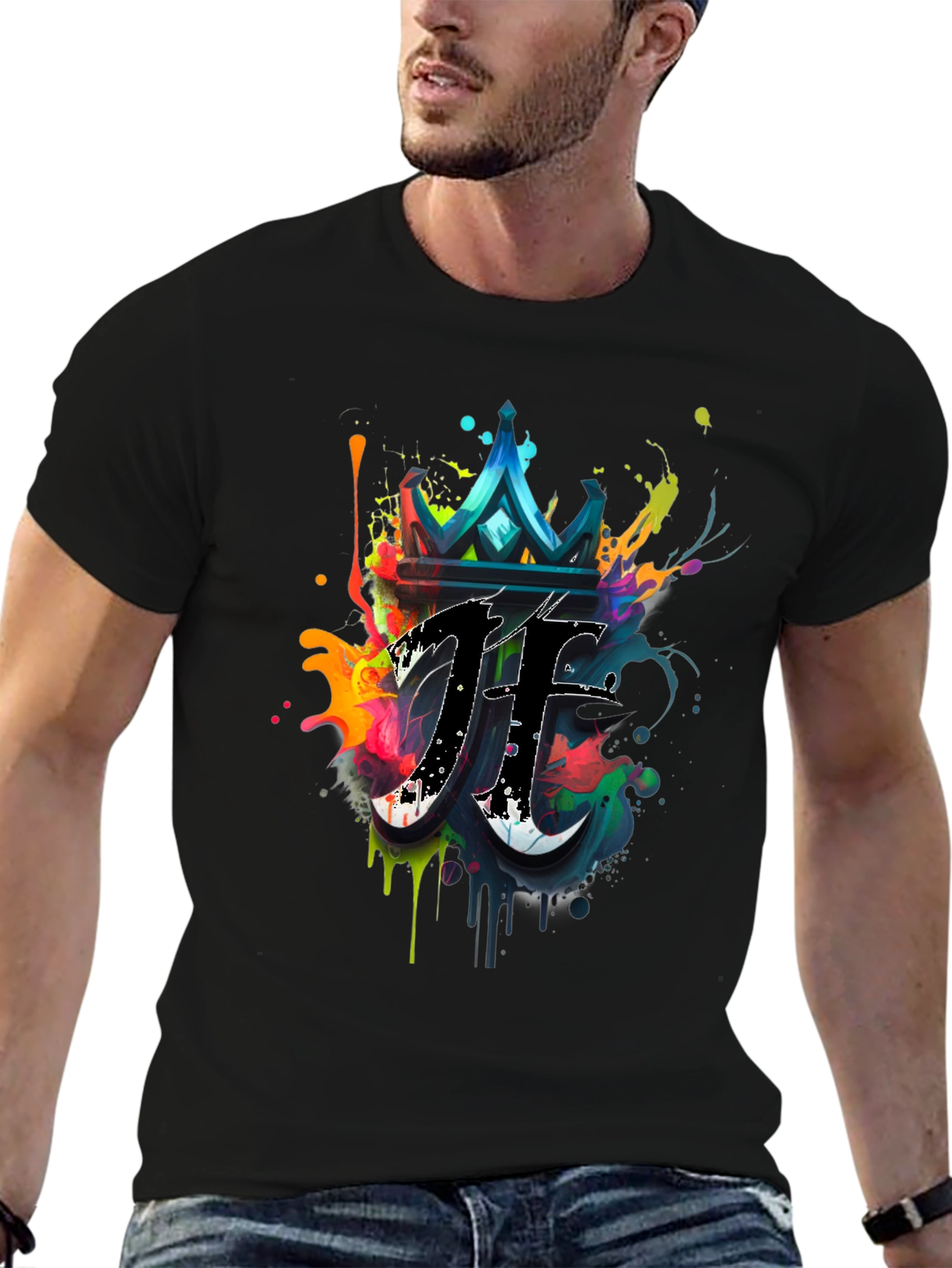 Graffiti Crown Tee - Urban Style