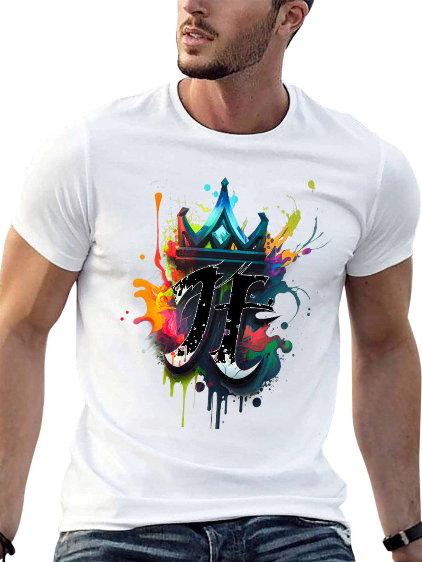 Graffiti Crown Tee - Urban Style