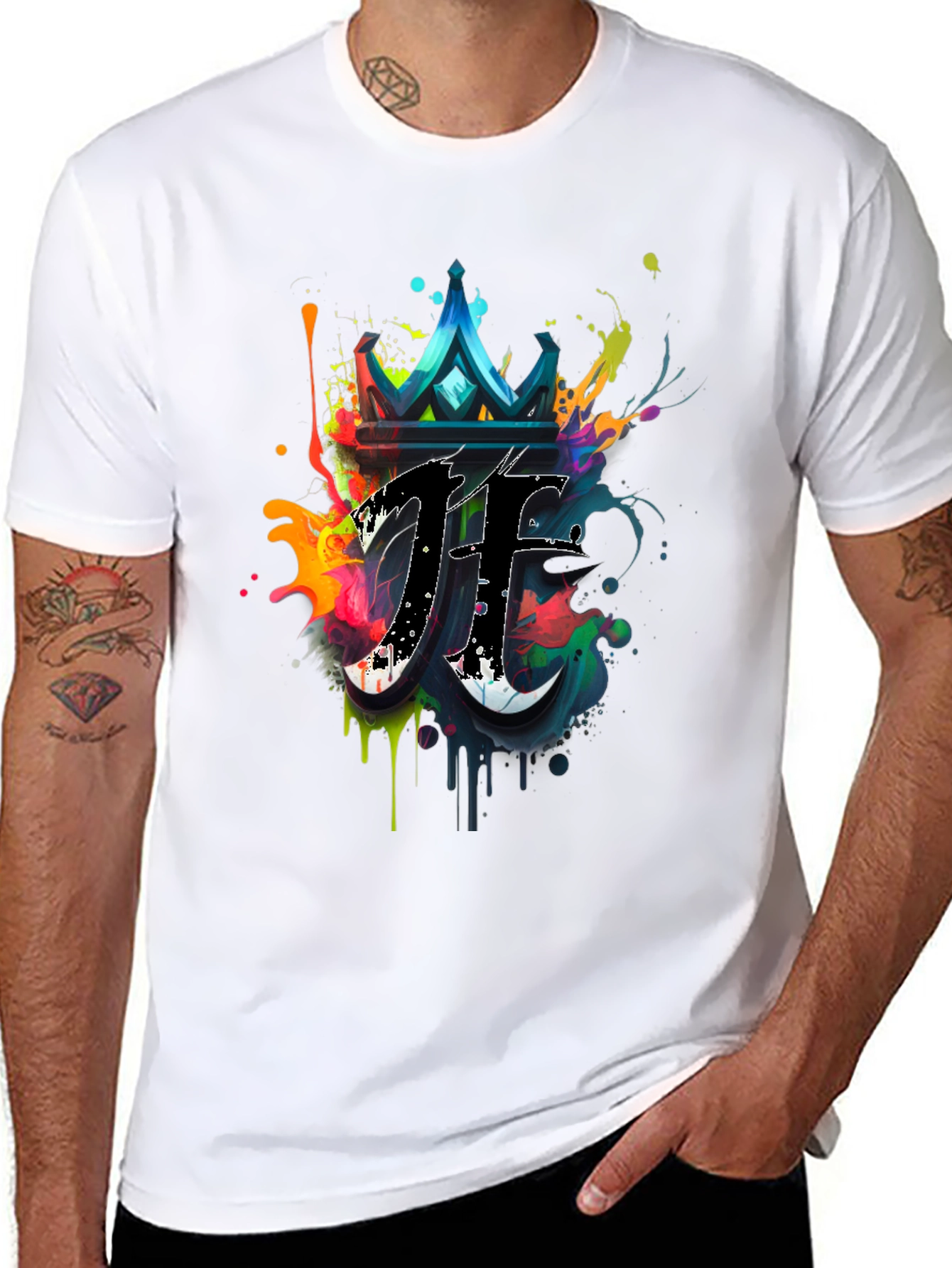 Graffiti Crown Tee - Urban Style