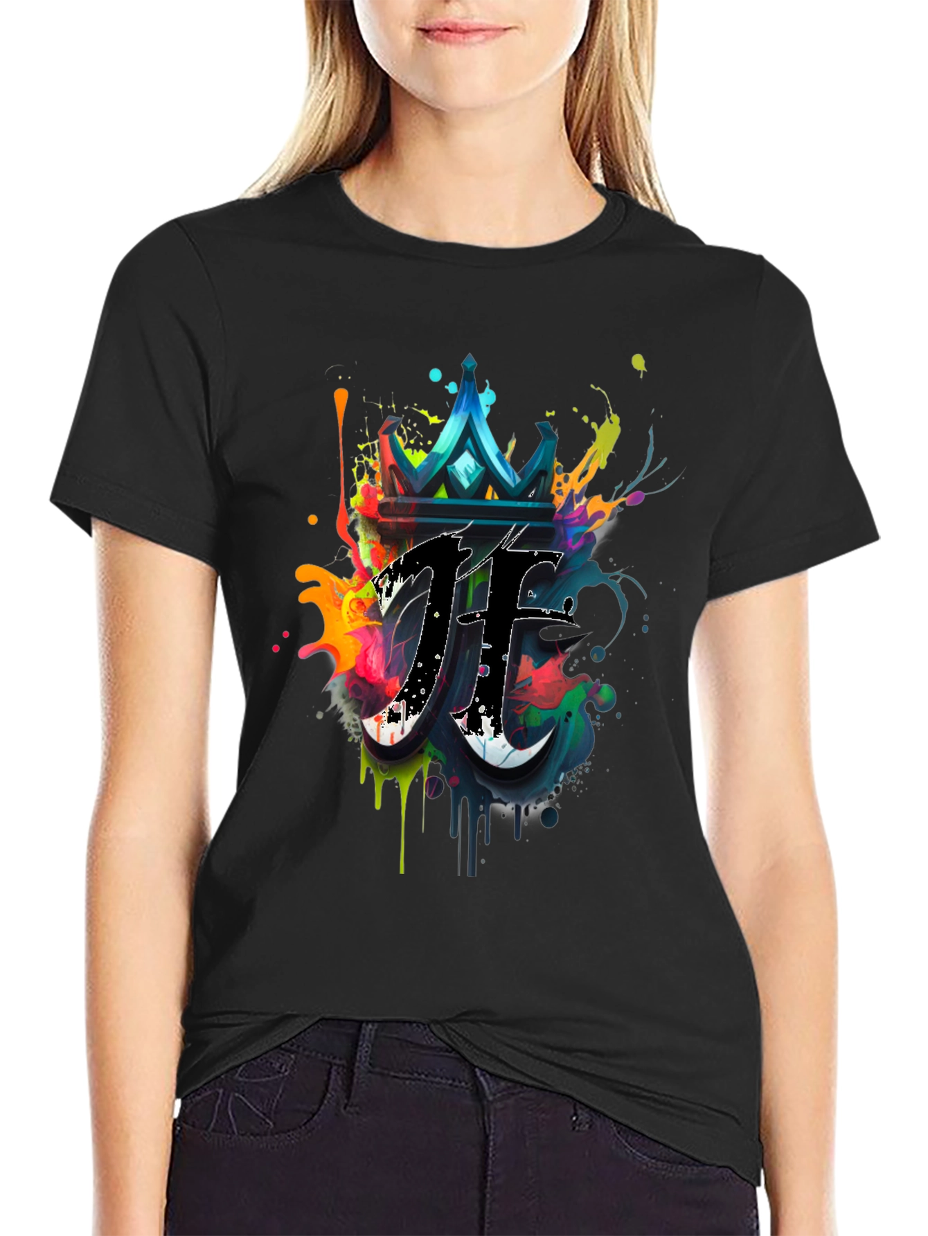 Graffiti Crown Tee - Urban Style