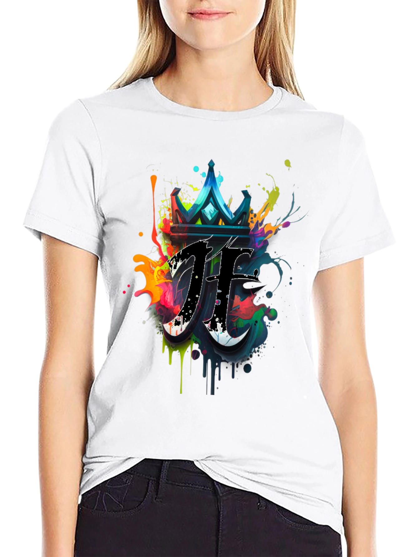Graffiti Crown Tee - Urban Style