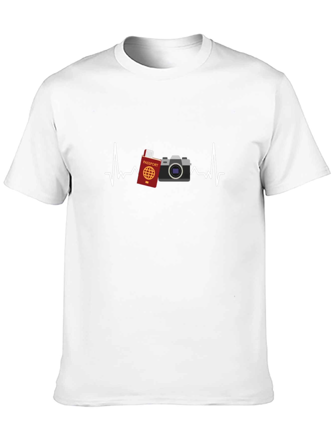 Travel Lovers Heartbeat T-Shirt