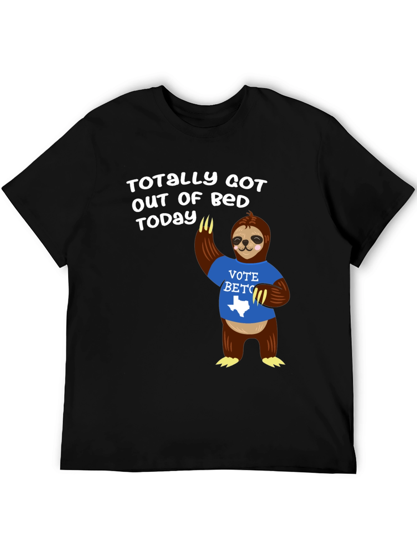 Vote Beto Sloth Graphic T-Shirt