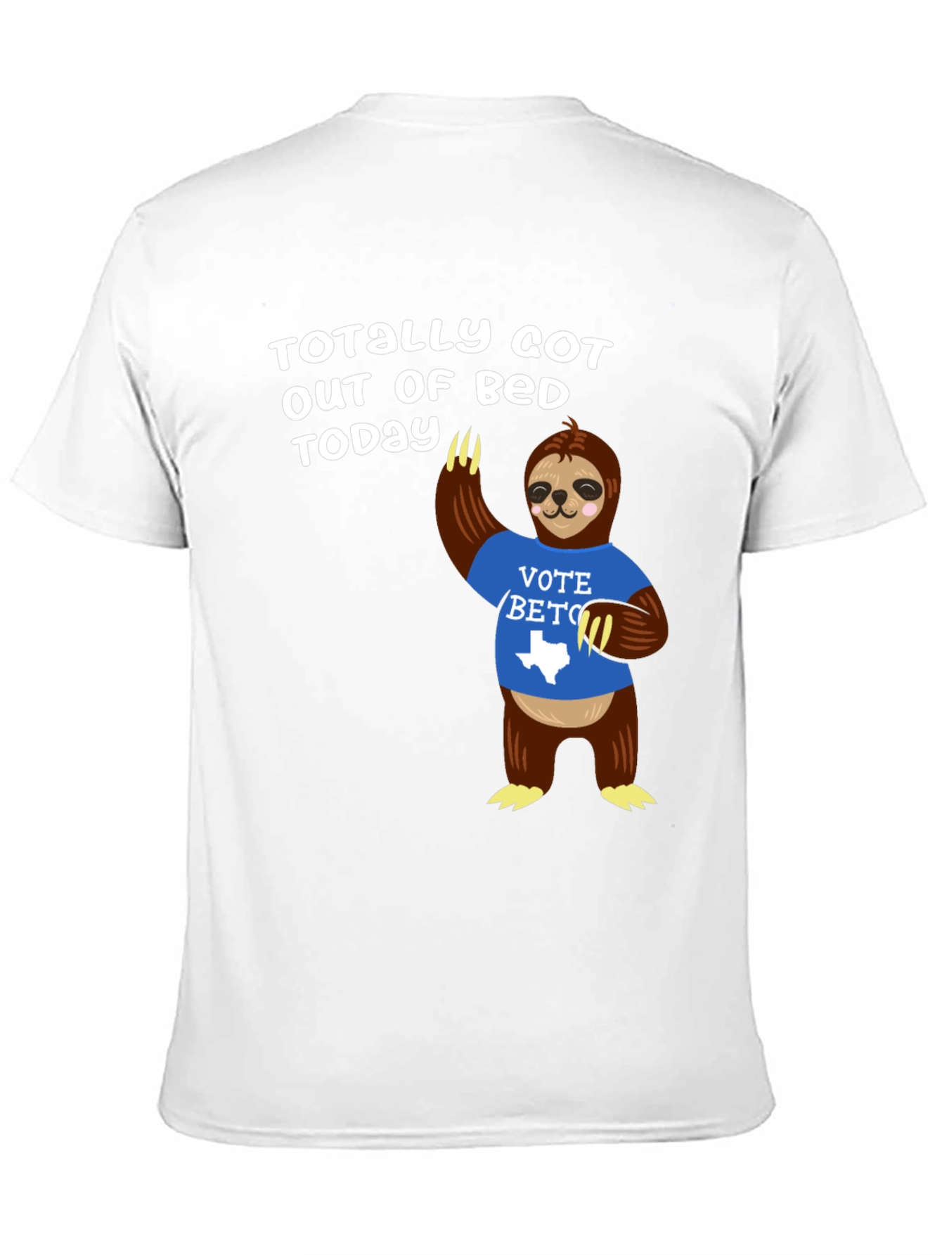 Vote Beto Sloth Graphic T-Shirt