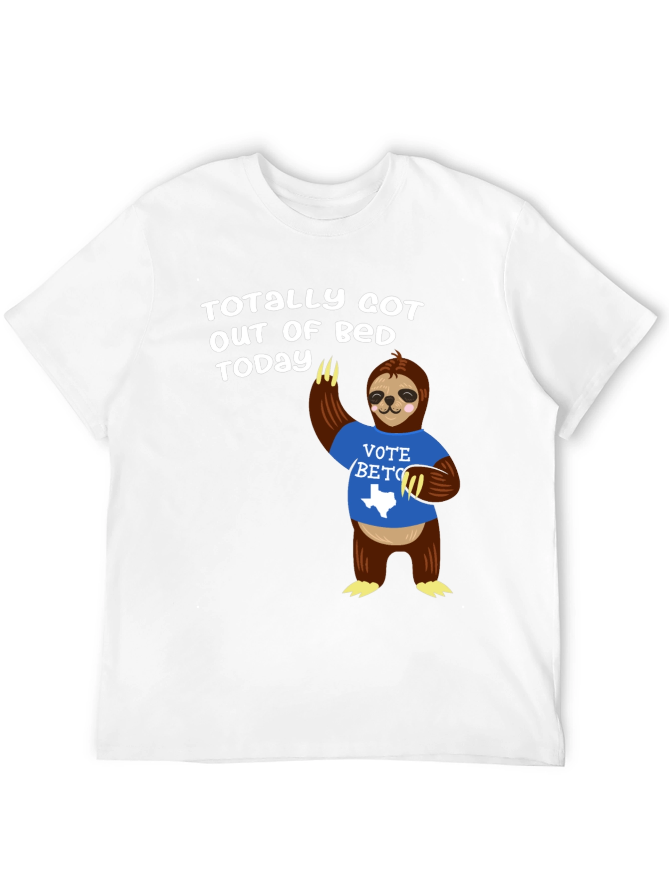 Vote Beto Sloth Graphic T-Shirt