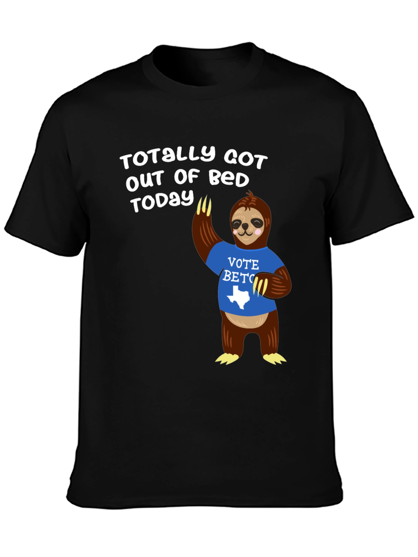 Vote Beto Sloth Graphic T-Shirt