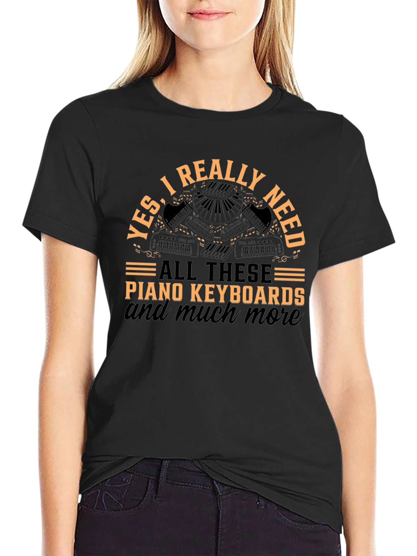 Piano Keyboard Enthusiast T-Shirt