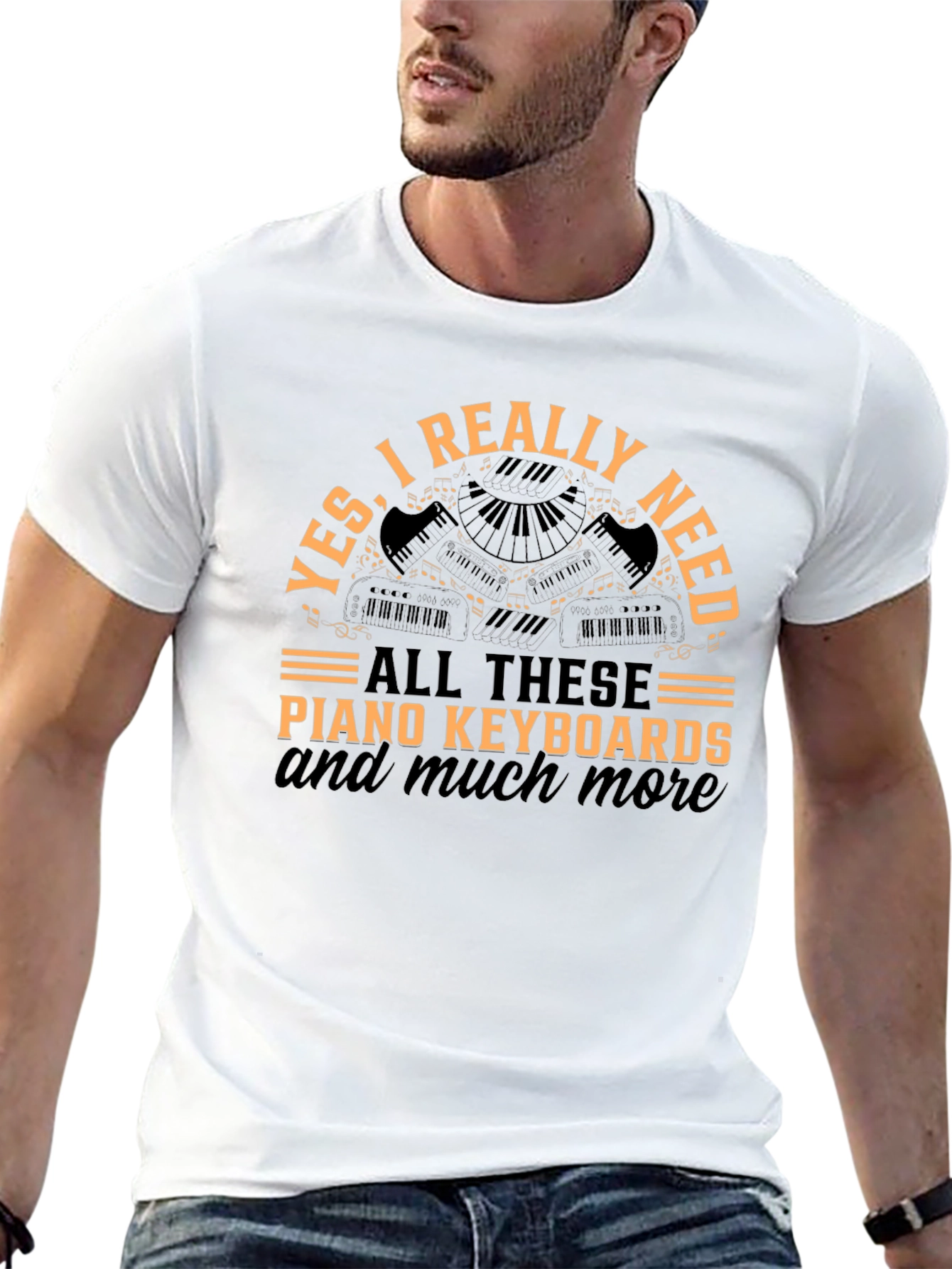 Piano Keyboard Enthusiast T-Shirt