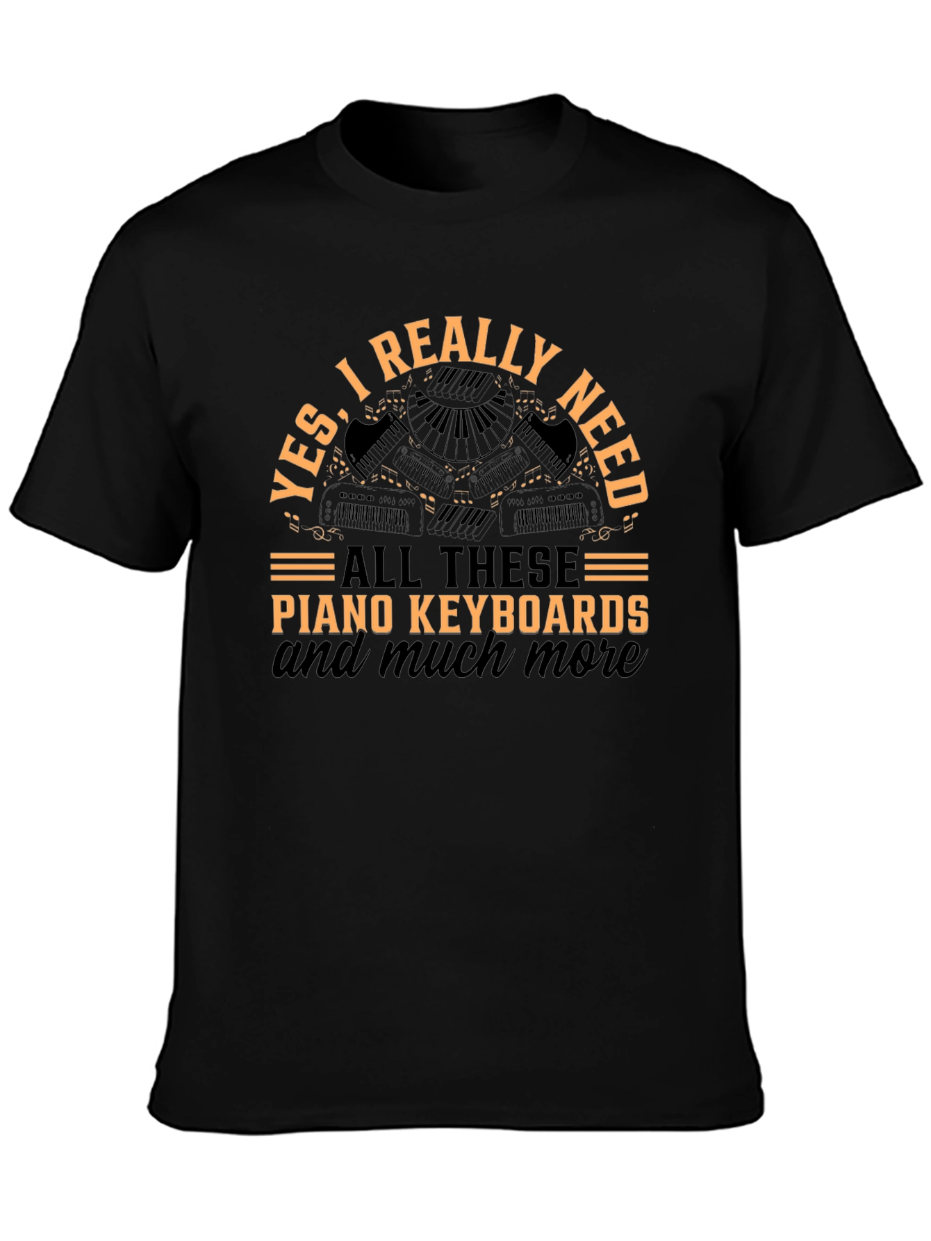 Piano Keyboard Enthusiast T-Shirt
