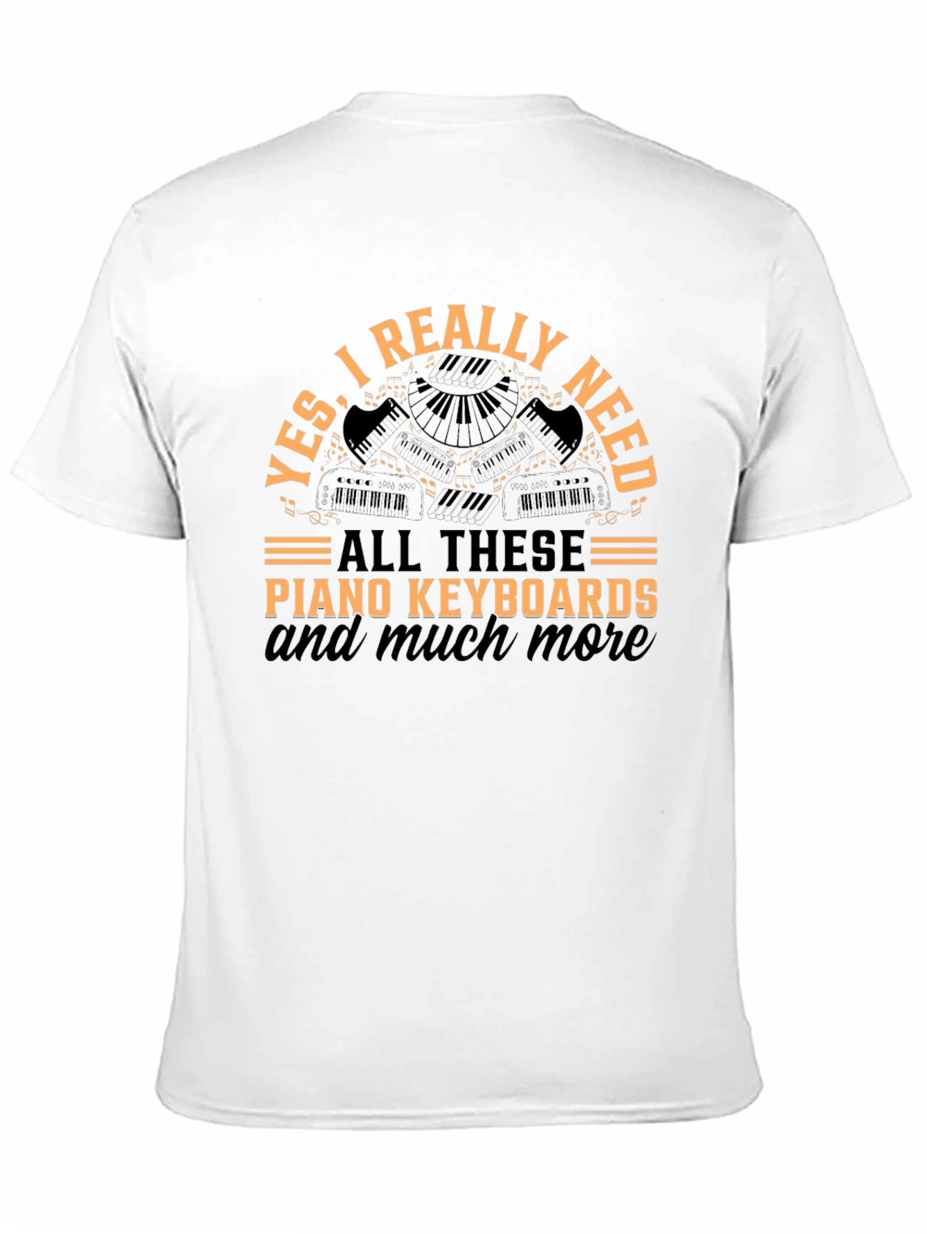 Piano Keyboard Enthusiast T-Shirt