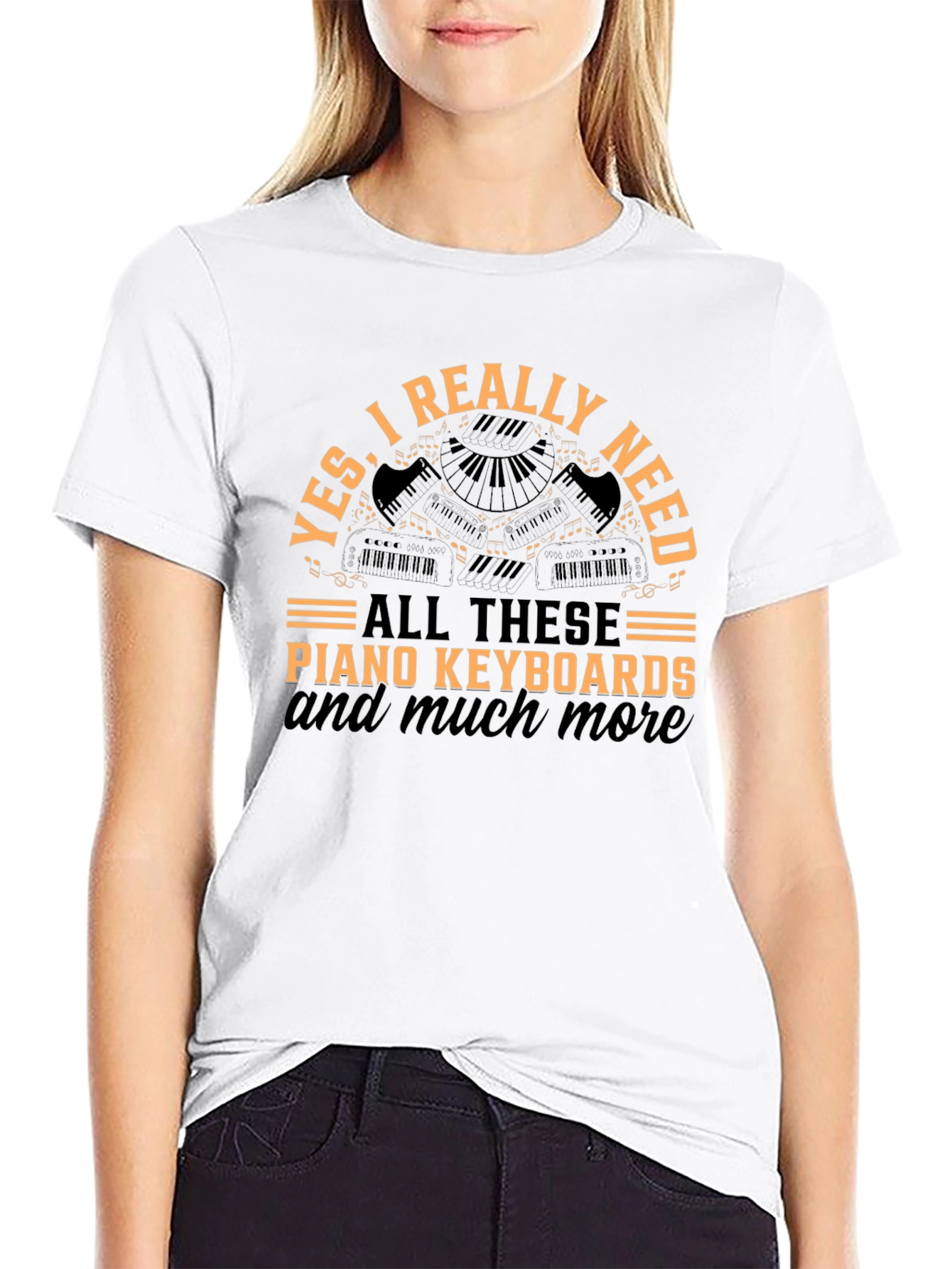Piano Keyboard Enthusiast T-Shirt