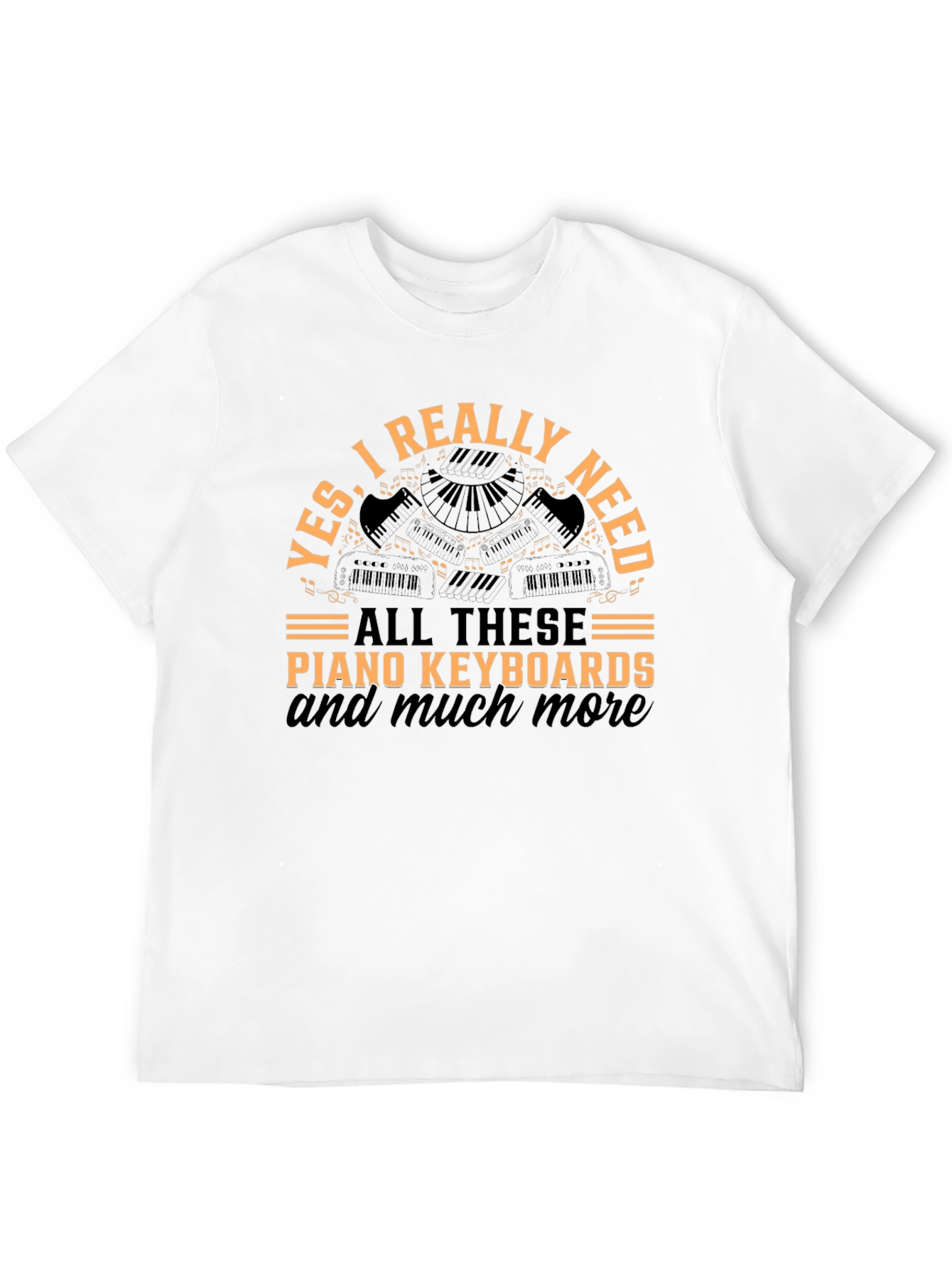 Piano Keyboard Enthusiast T-Shirt