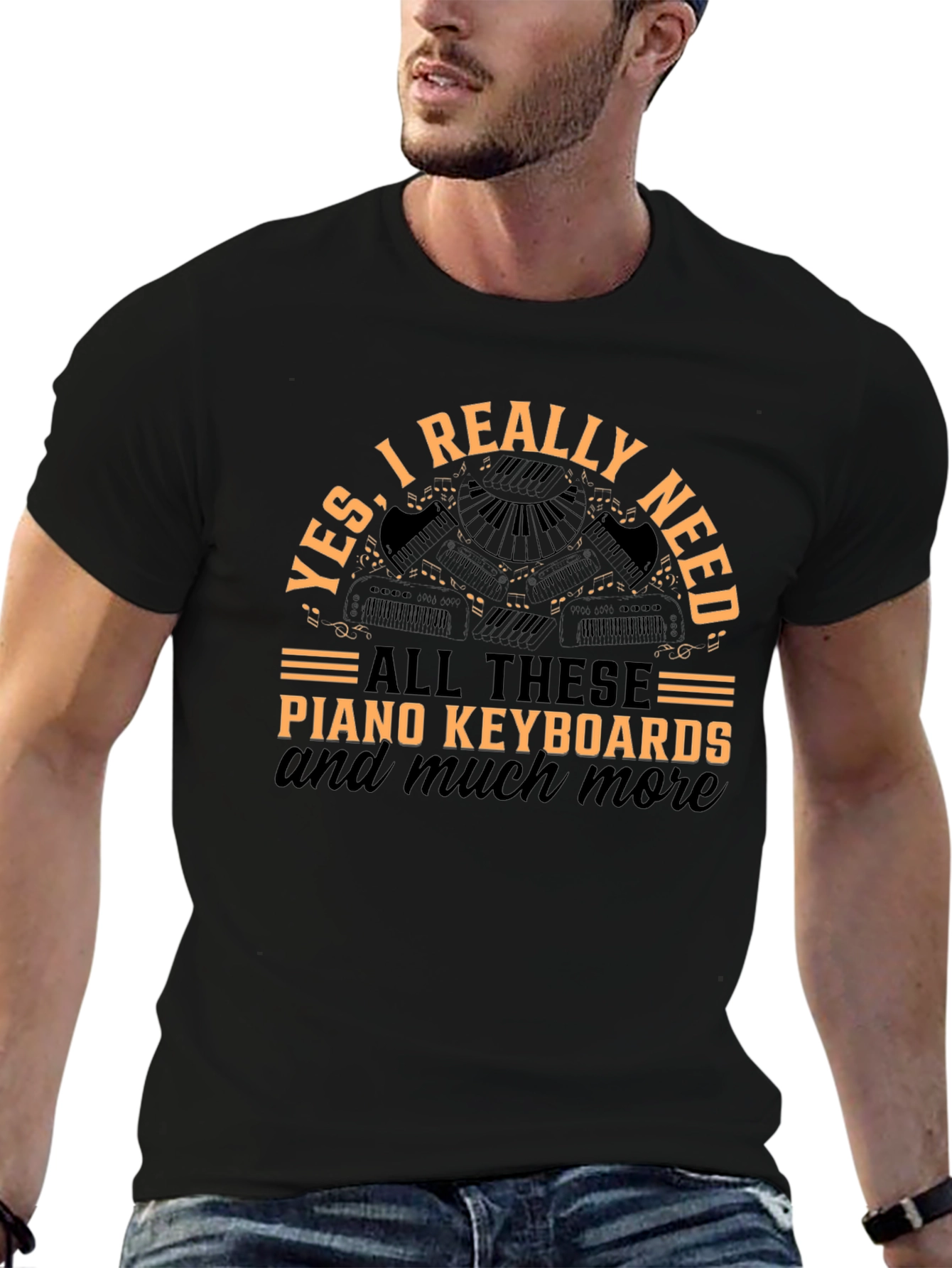 Piano Keyboard Enthusiast T-Shirt