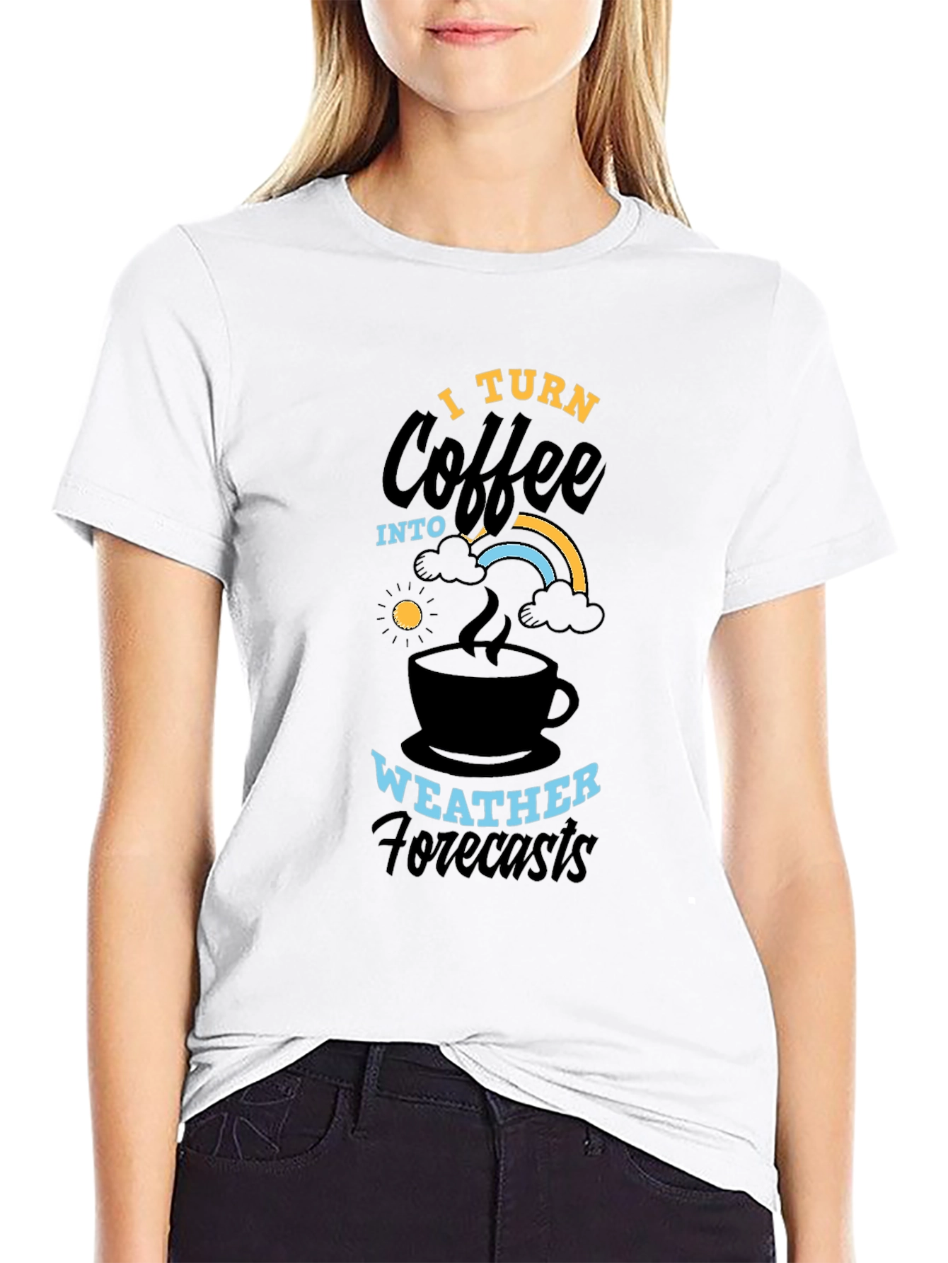 Coffee Weather Forecasts Graphic T-Shirt