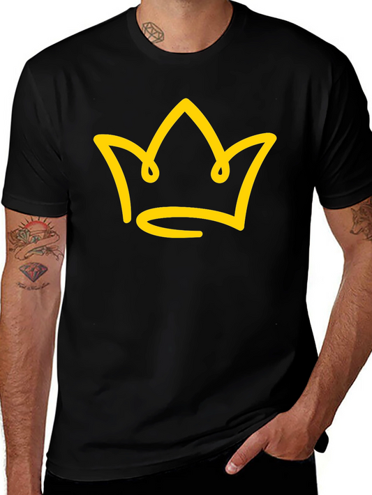 Crown Graphic Tee - Black
