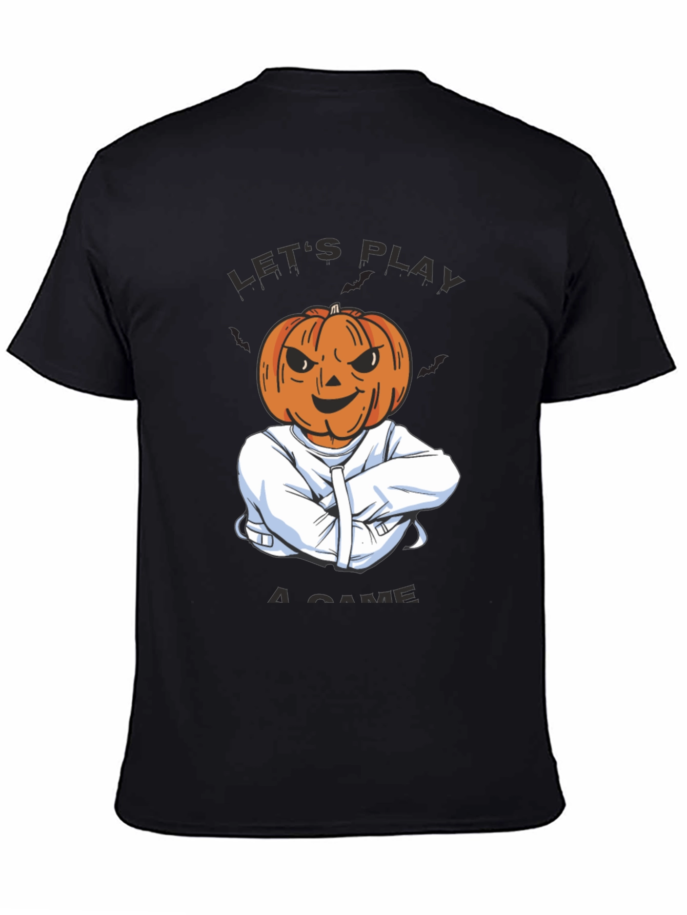Pumpkin Head Straight Jacket Halloween T-Shirt