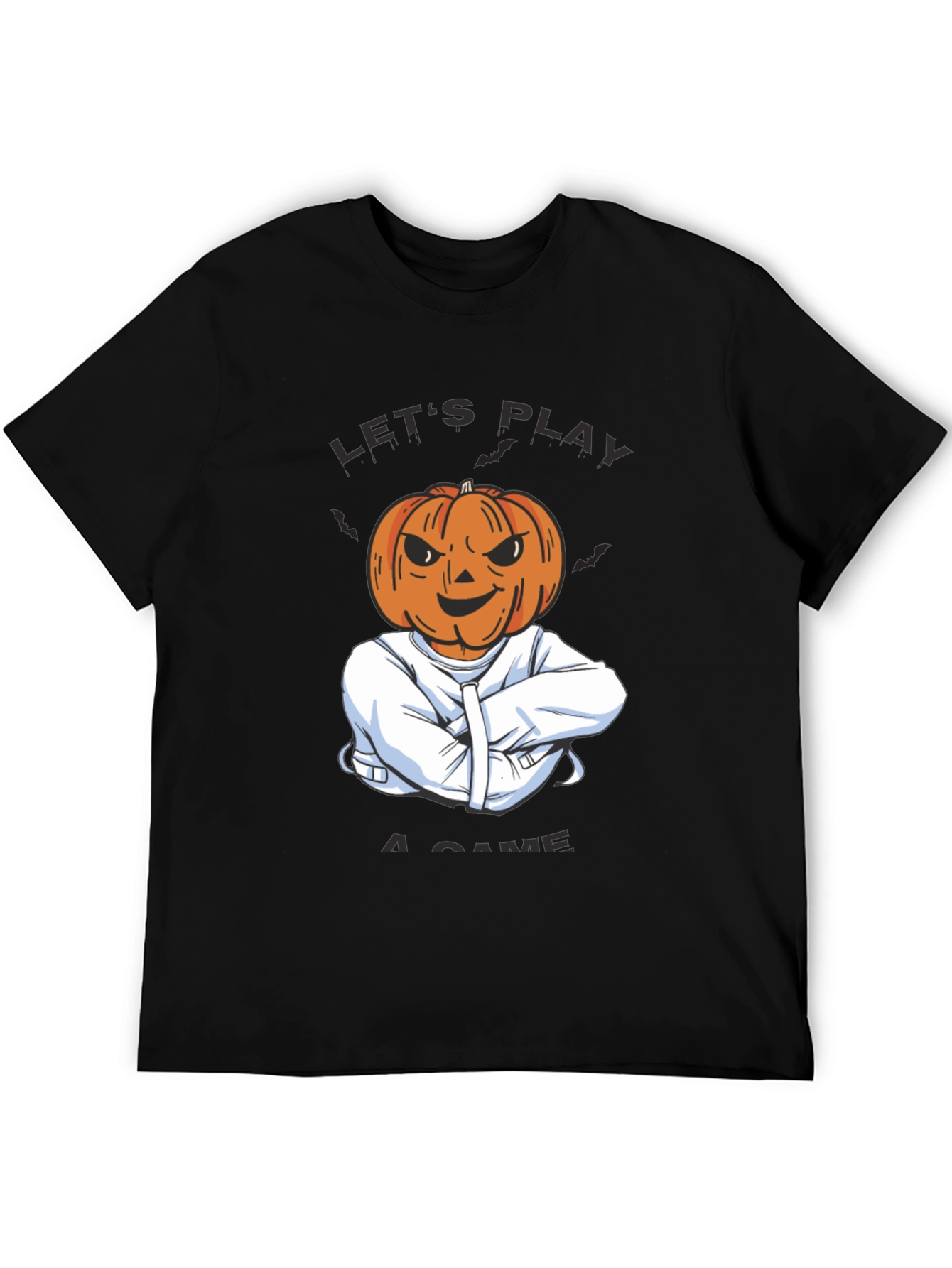 Pumpkin Head Straight Jacket Halloween T-Shirt