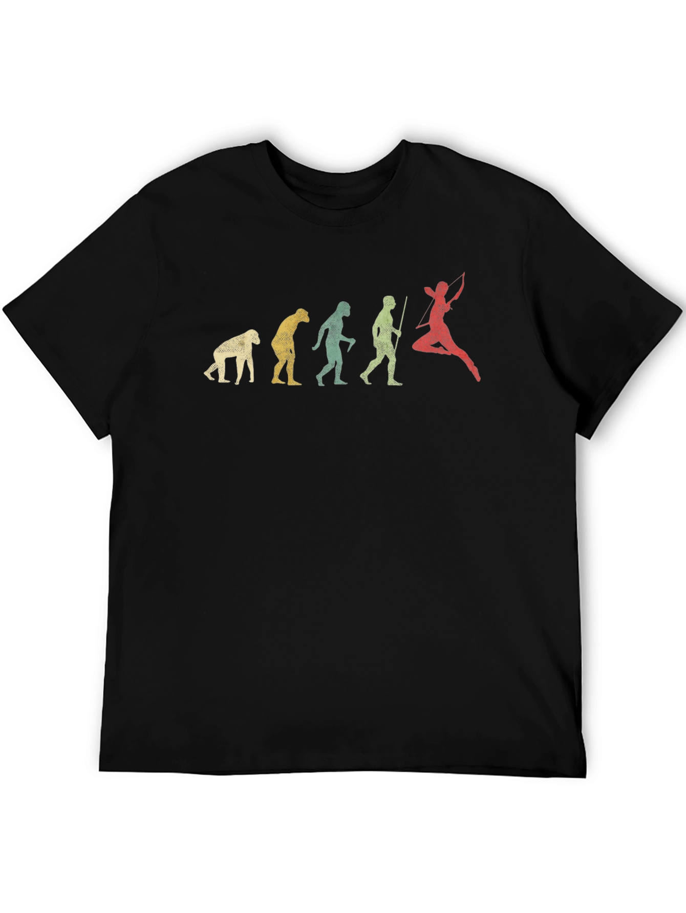 Archer Evolution T-Shirt - Black Cotton Tee