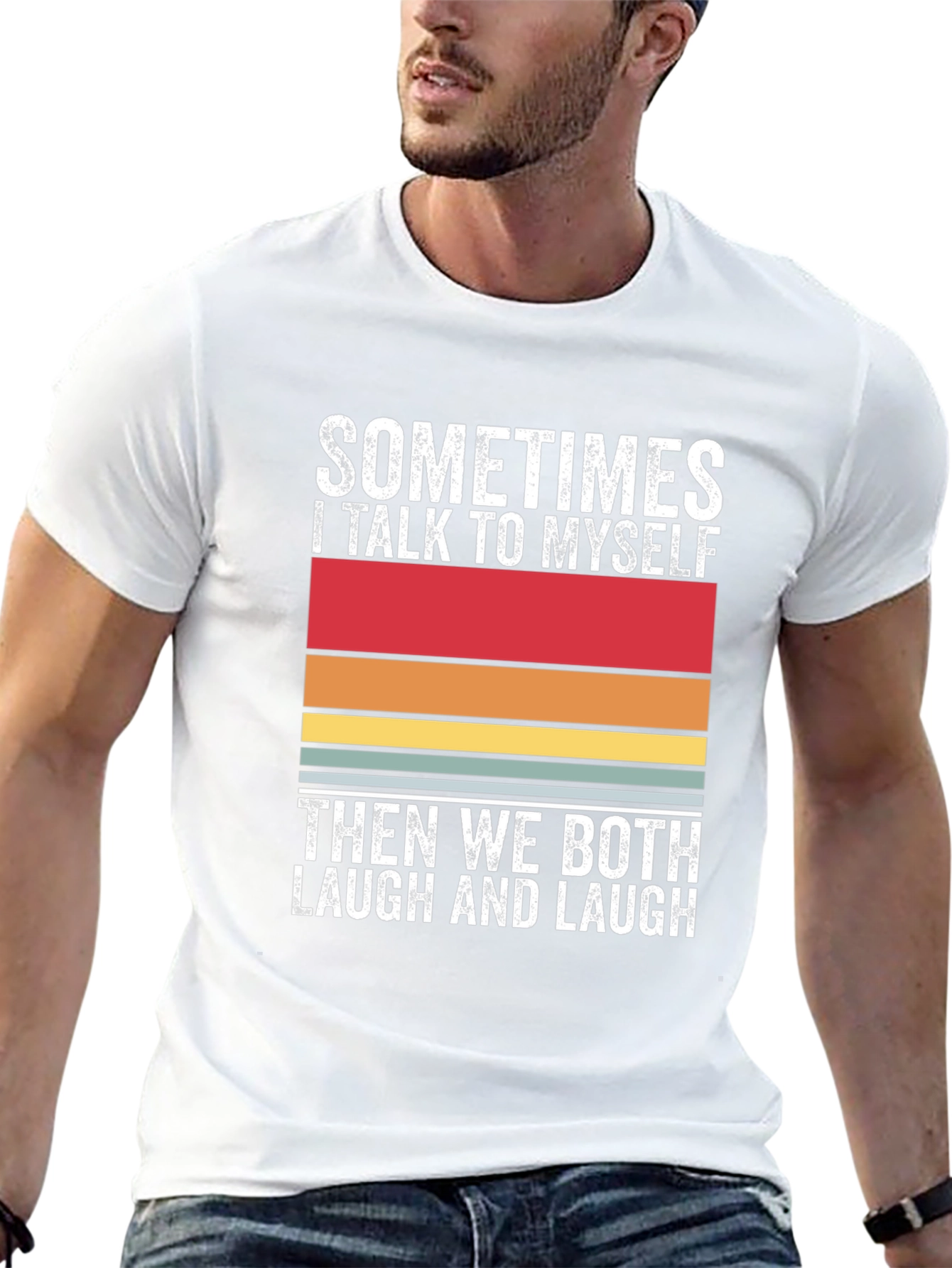 Funny Sometimes I Talk to Myself T-Shirt