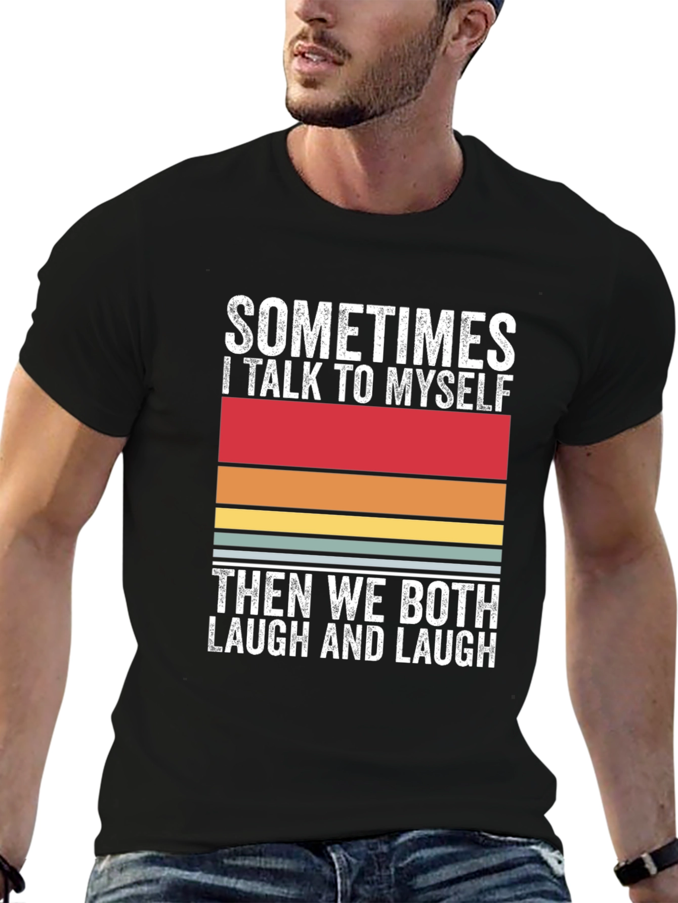 Funny Sometimes I Talk to Myself T-Shirt