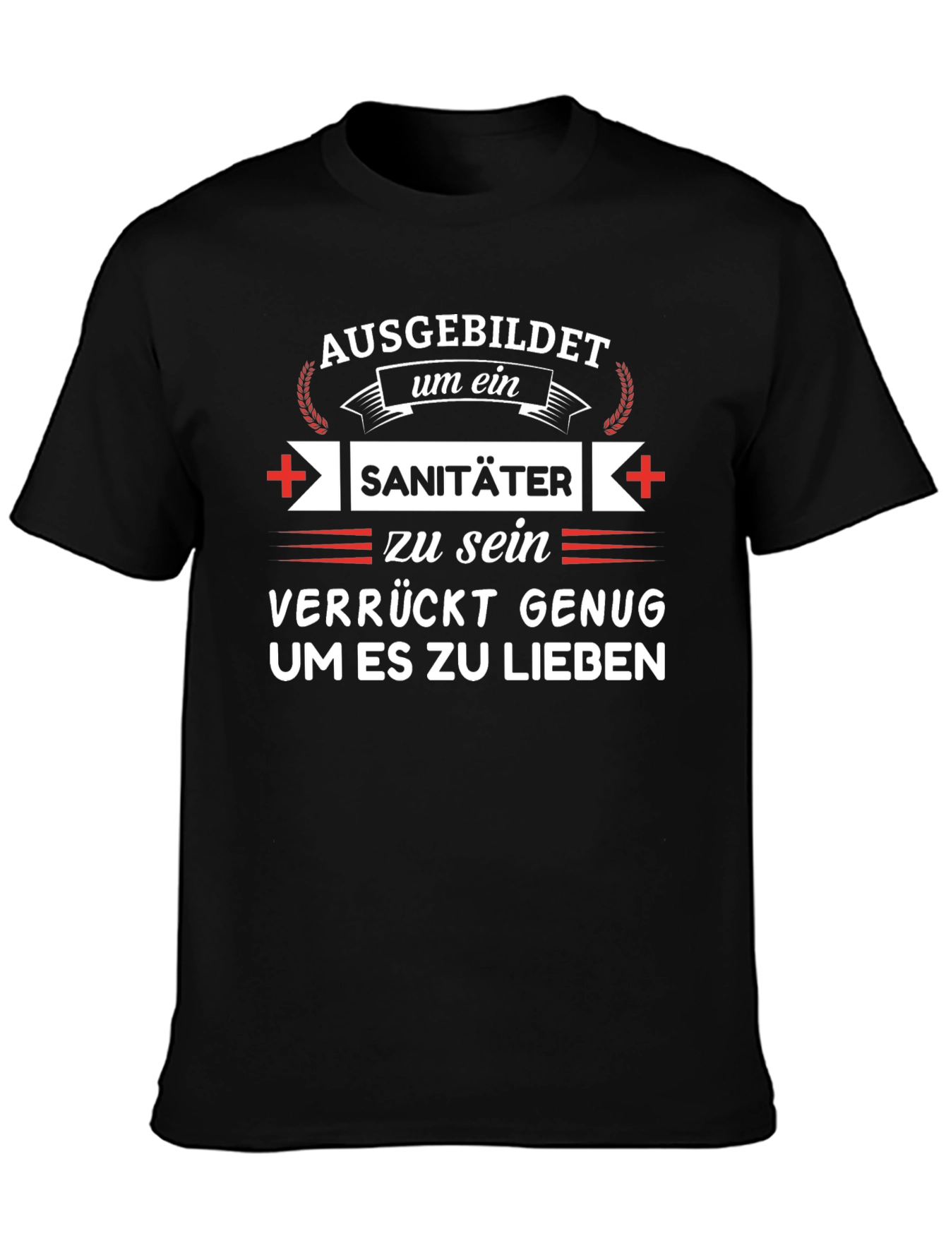 Sanitäter T-Shirt German EMT Design