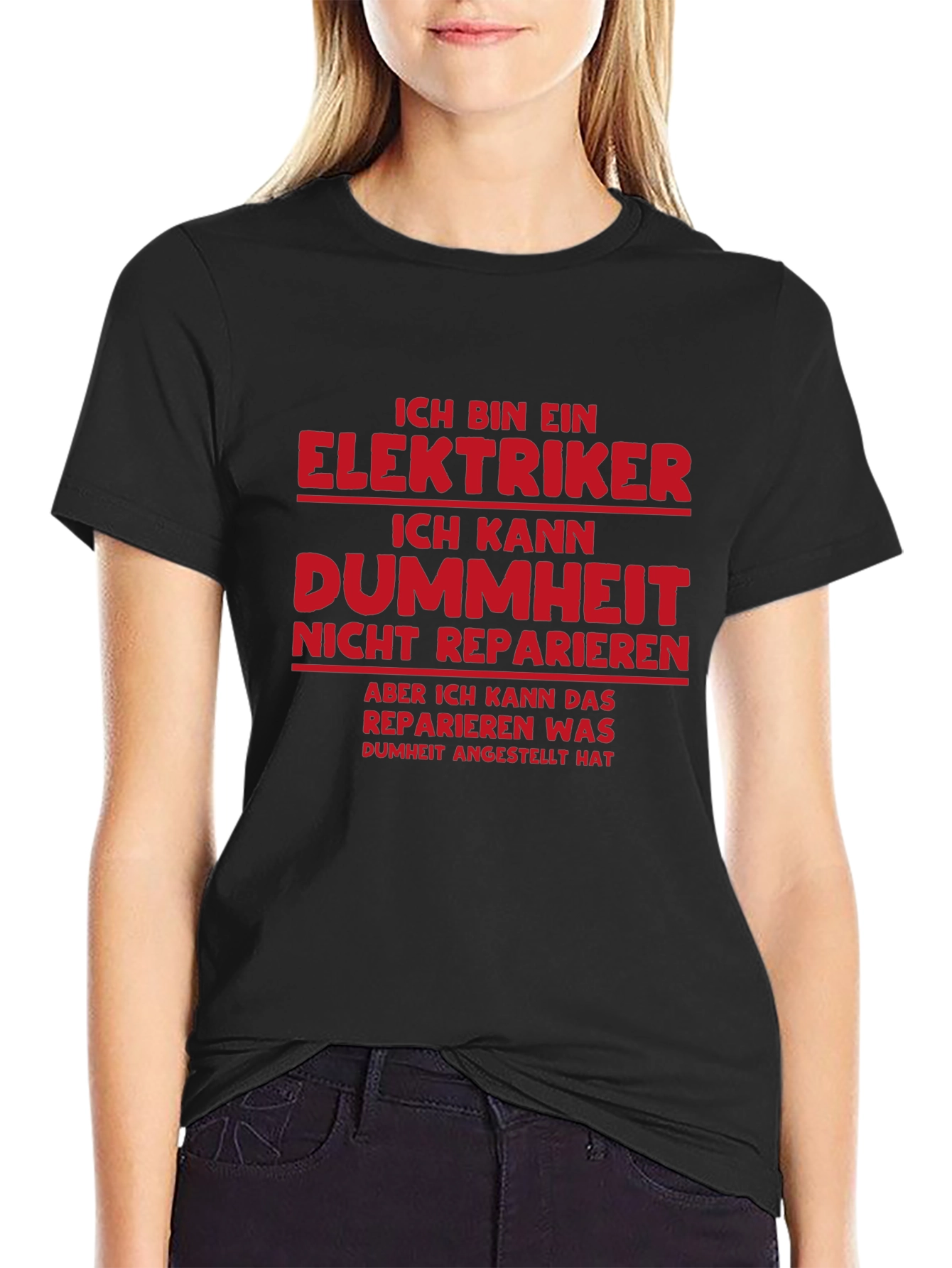 Electrician Humor T-Shirt - I Can Fix Stupidity