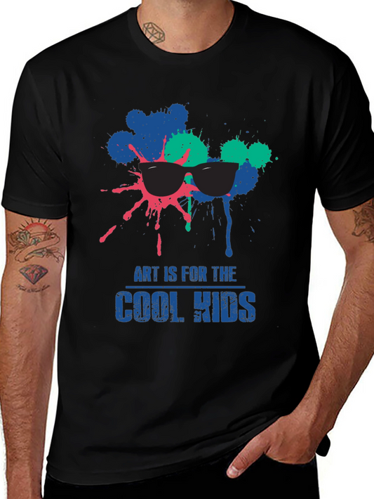 Art is for the Cool Kids Black T-Shirt