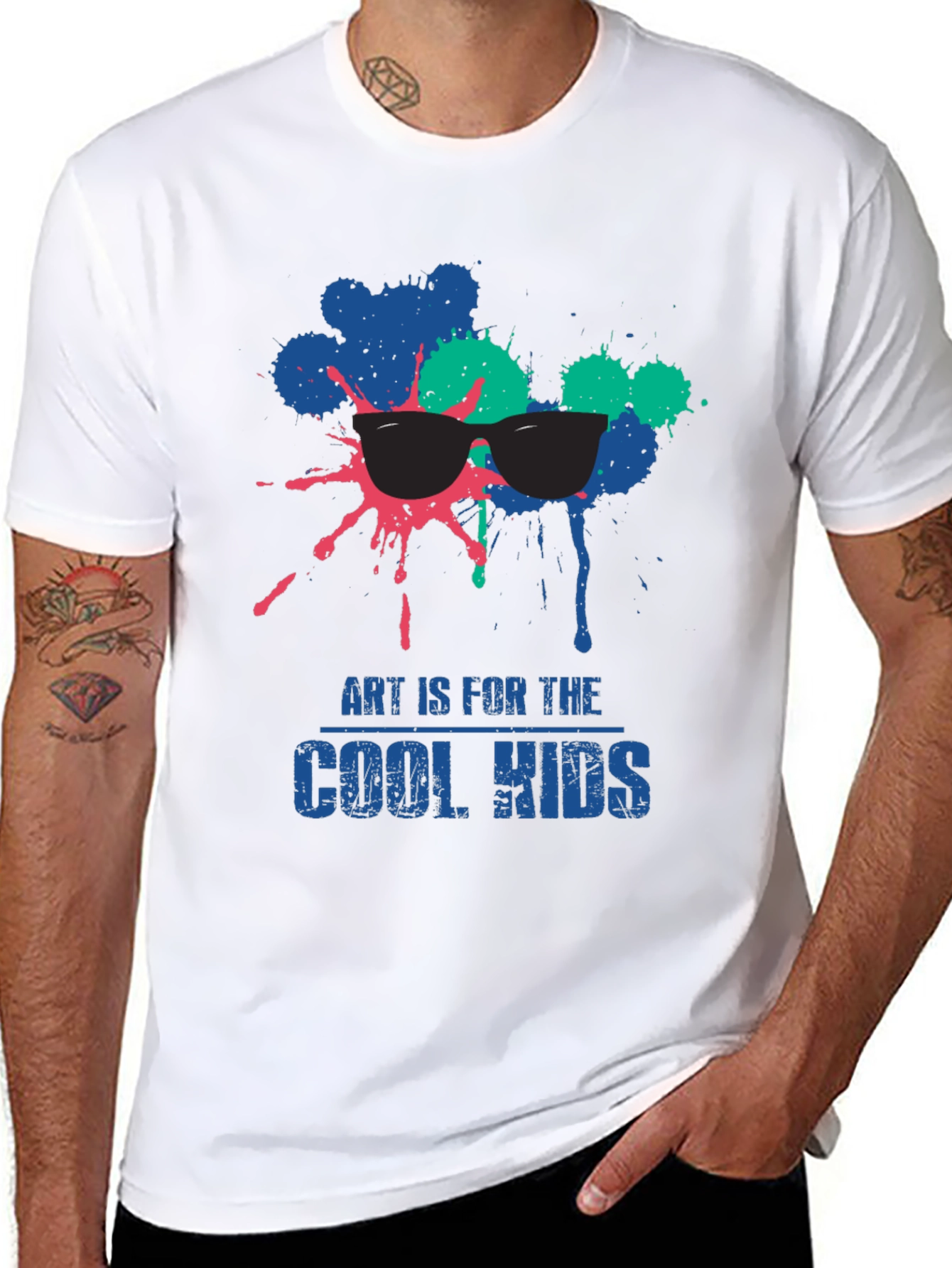 Art is for the Cool Kids Black T-Shirt