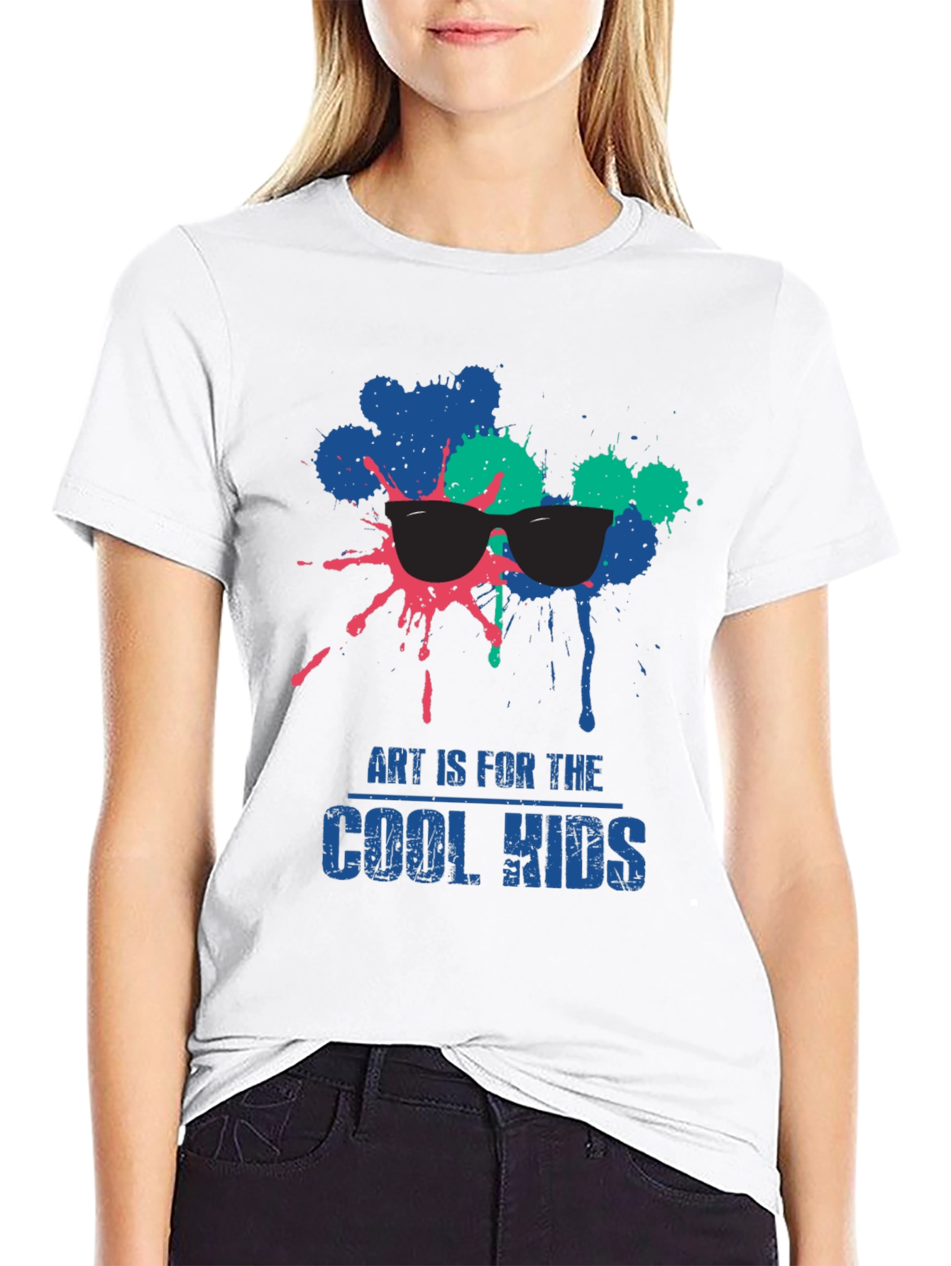 Art is for the Cool Kids Black T-Shirt