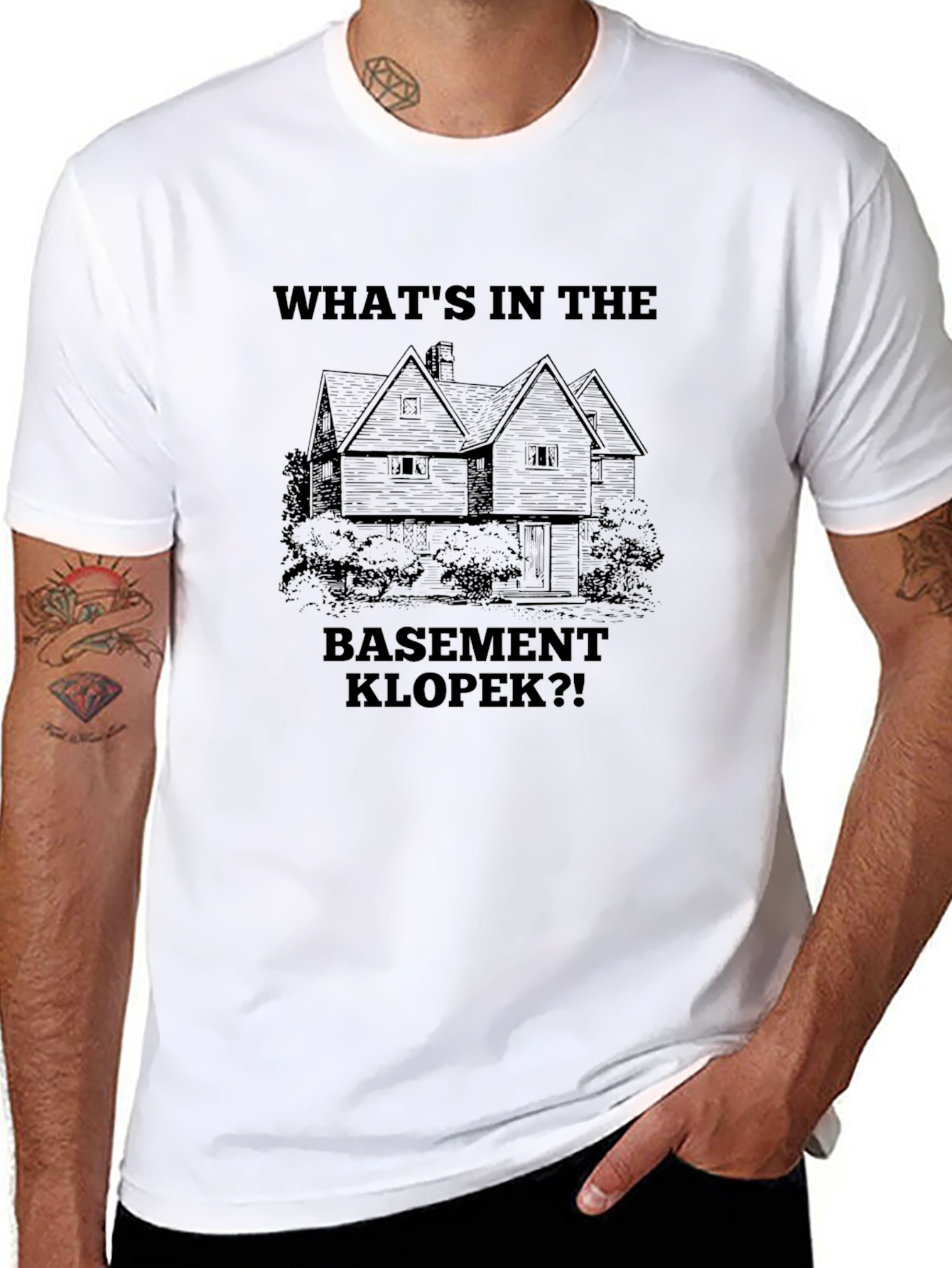 Whats In The Basement Klopok?! T-Shirt