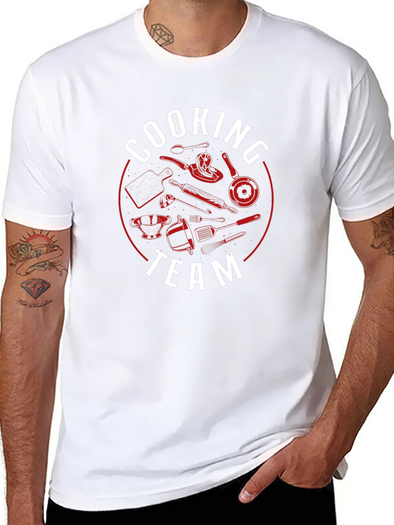 Cooking Team T-Shirt - Culinary Design