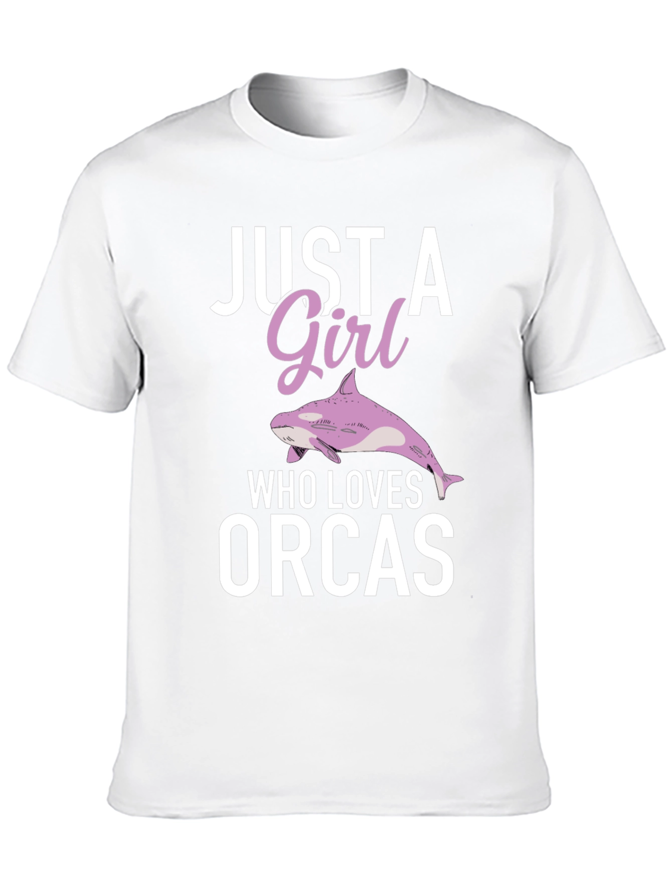 Just A Girl Who Loves Orcas T-Shirt