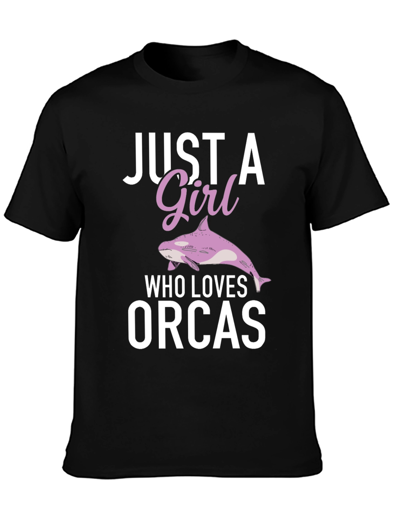Just A Girl Who Loves Orcas T-Shirt
