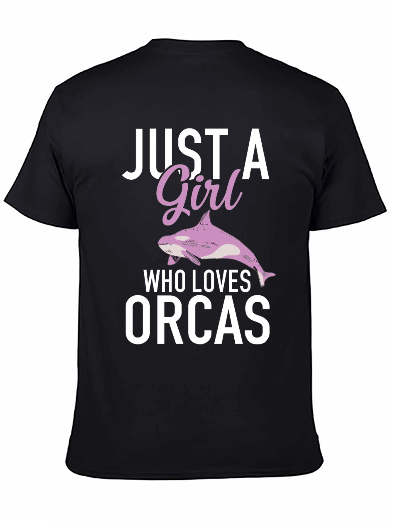 Just A Girl Who Loves Orcas T-Shirt