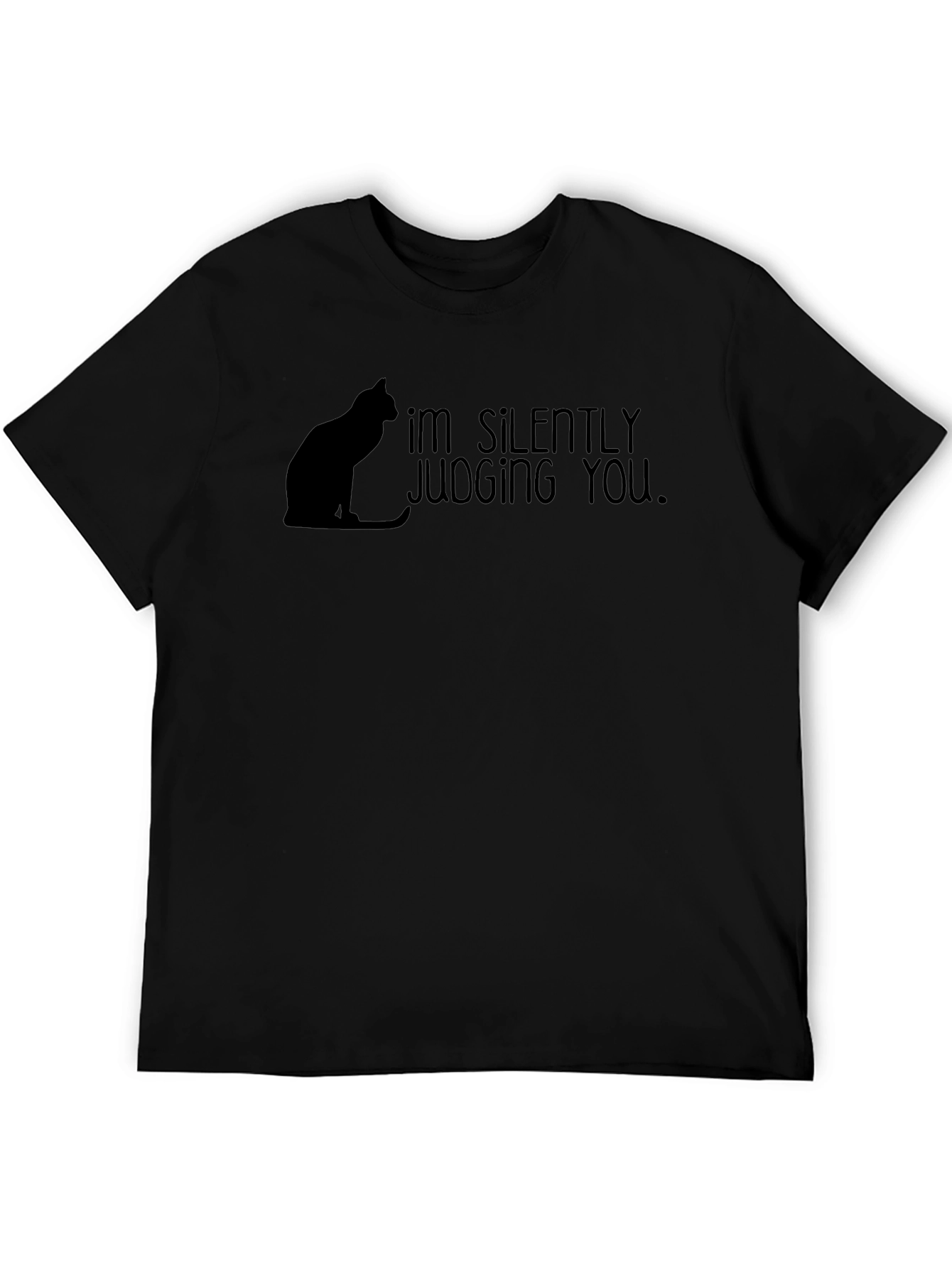 Im Silently Judging You Cat Graphic Tee