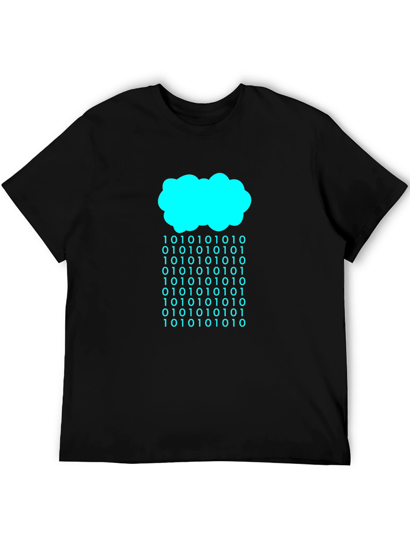 Binary Cloud T-Shirt - Tech Inspired Graphic Tee