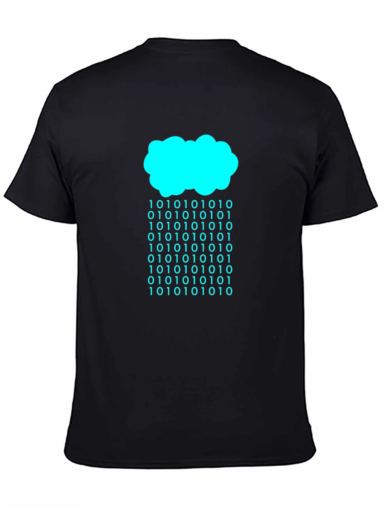 Binary Cloud T-Shirt - Tech Inspired Graphic Tee