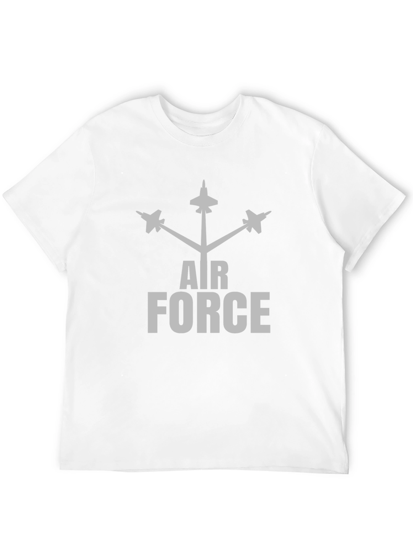 Air Force Graphic Print Black T-Shirt