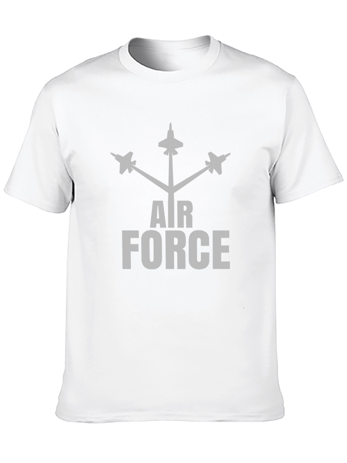 Air Force Graphic Print Black T-Shirt