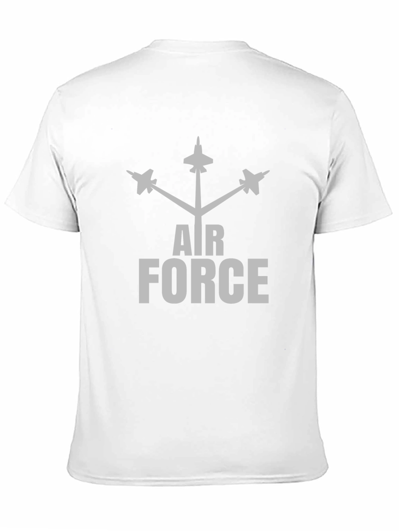Air Force Graphic Print Black T-Shirt