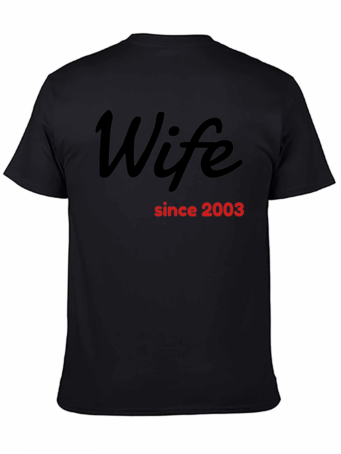 Wife Since 2003 Black T-Shirt